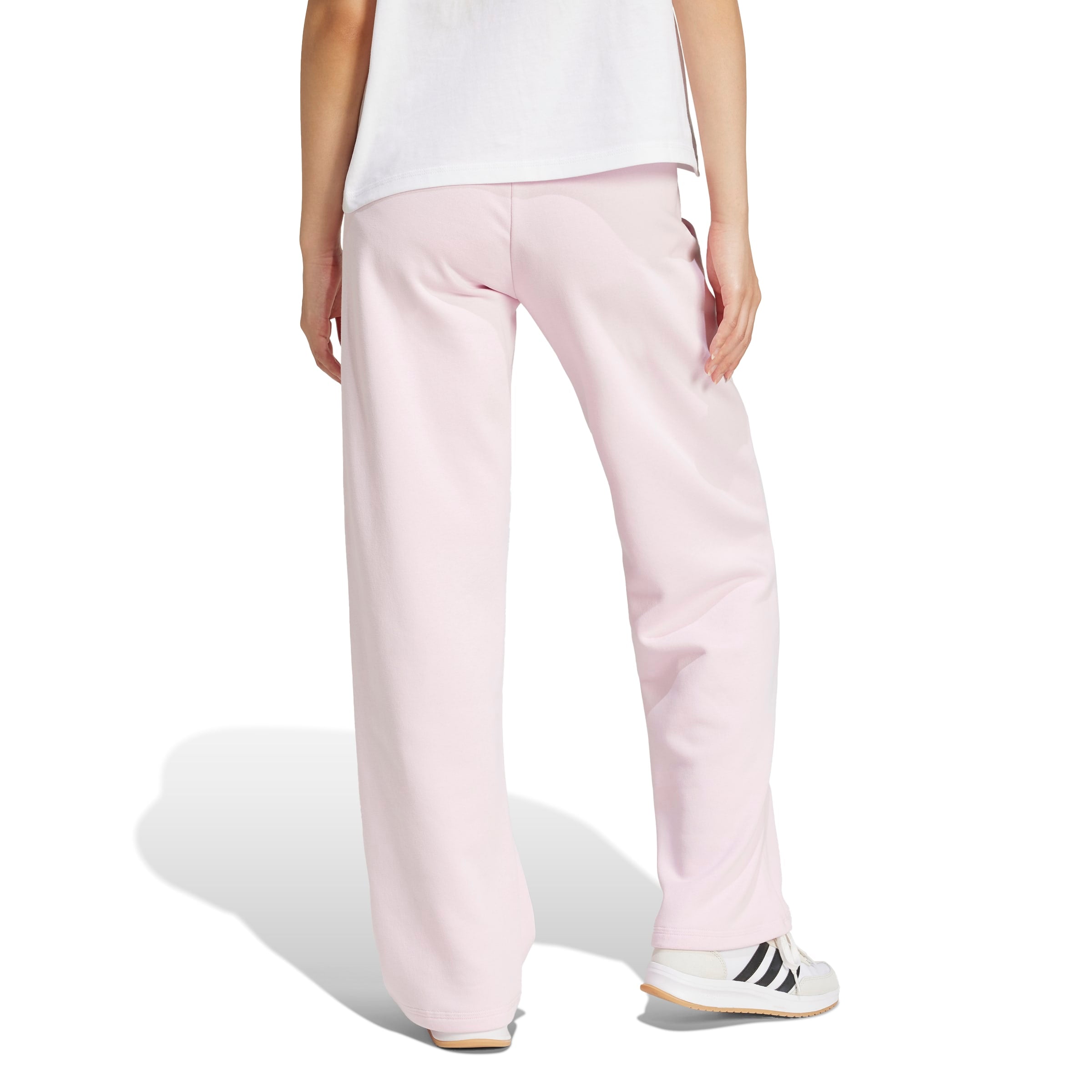 adidas Essentials Small Logo Feel Cozy Womens Open-Hem Joggers