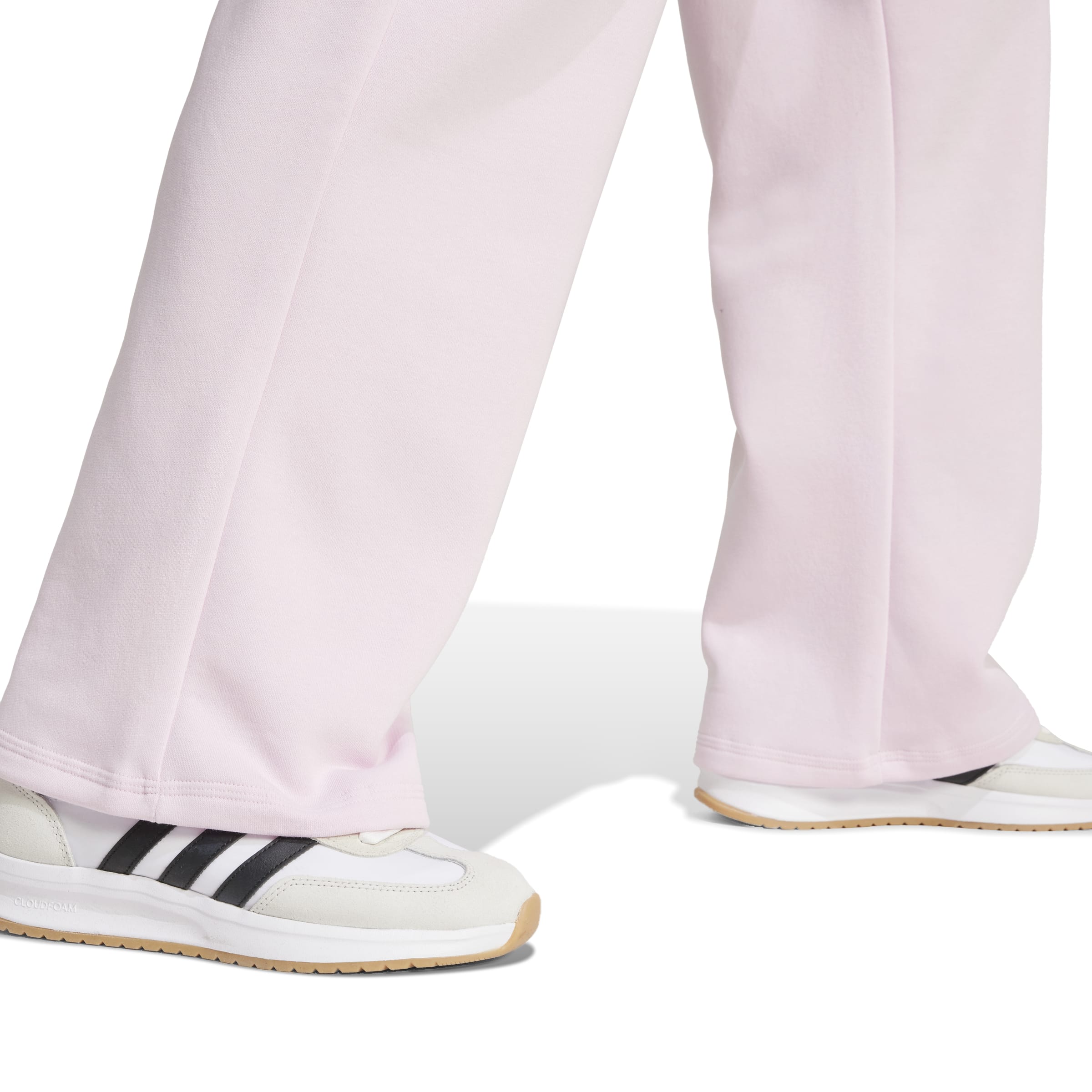 adidas Essentials Small Logo Feel Cozy Womens Open-Hem Joggers