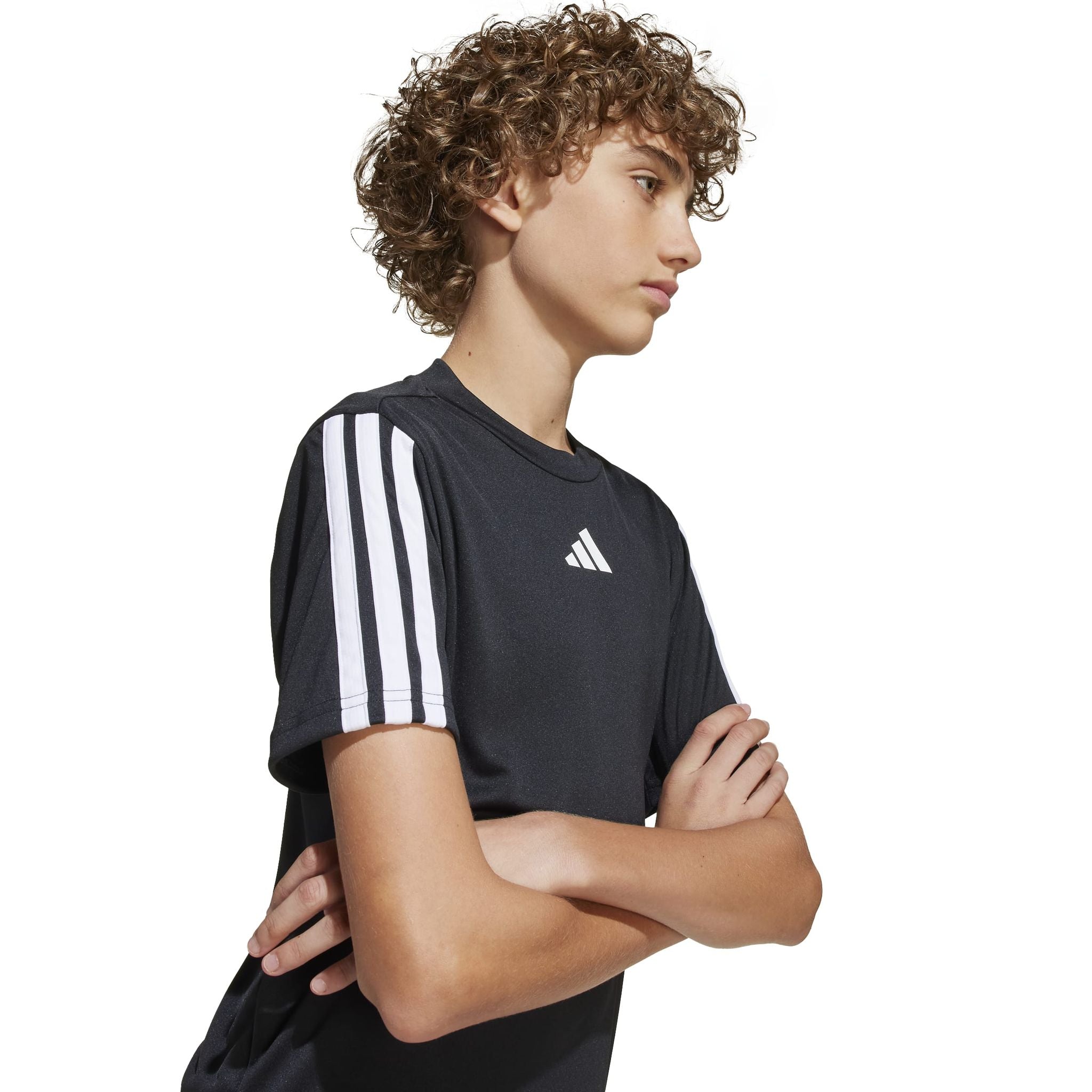 adidas Train Essentials 3-Stripes Boys Tee