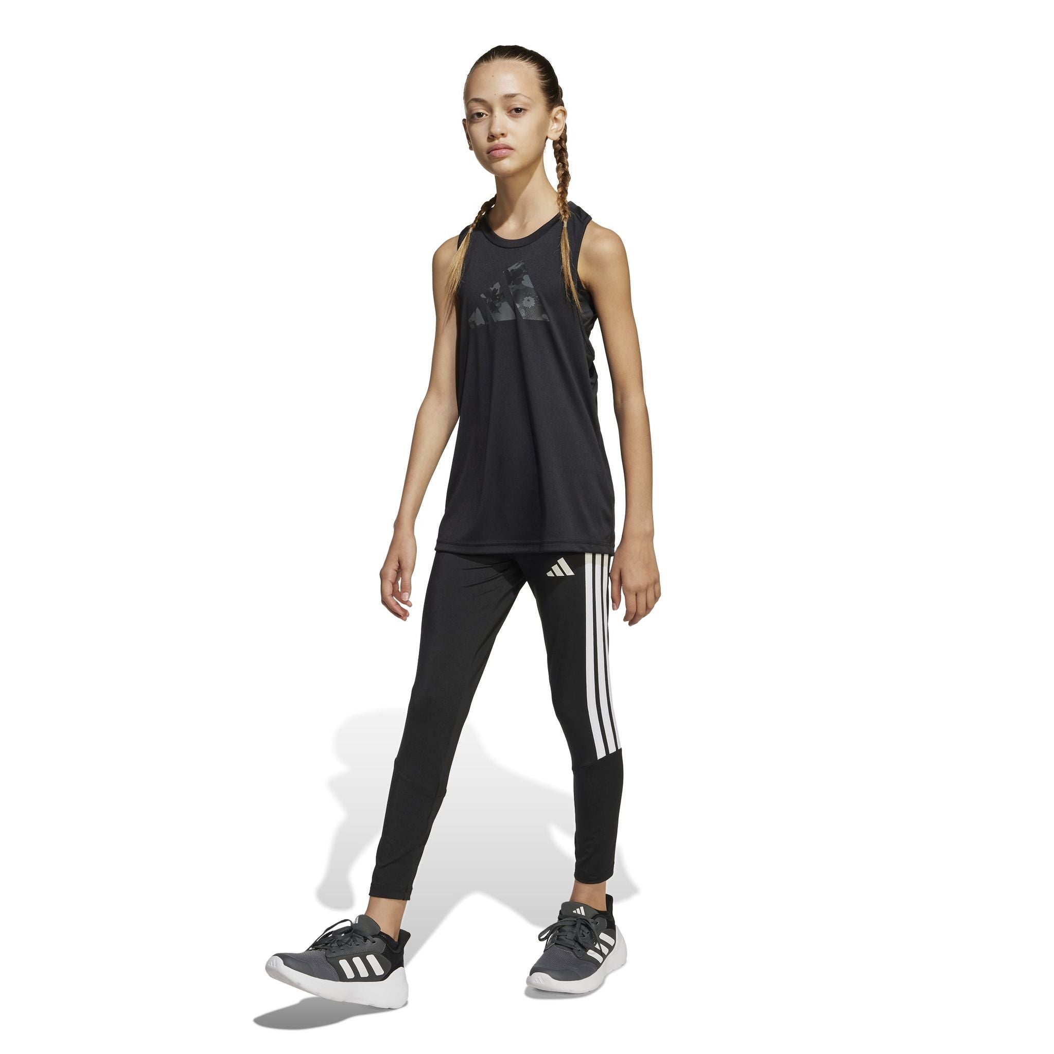 adidas Train Essentials 3-Stripes Girls Tights