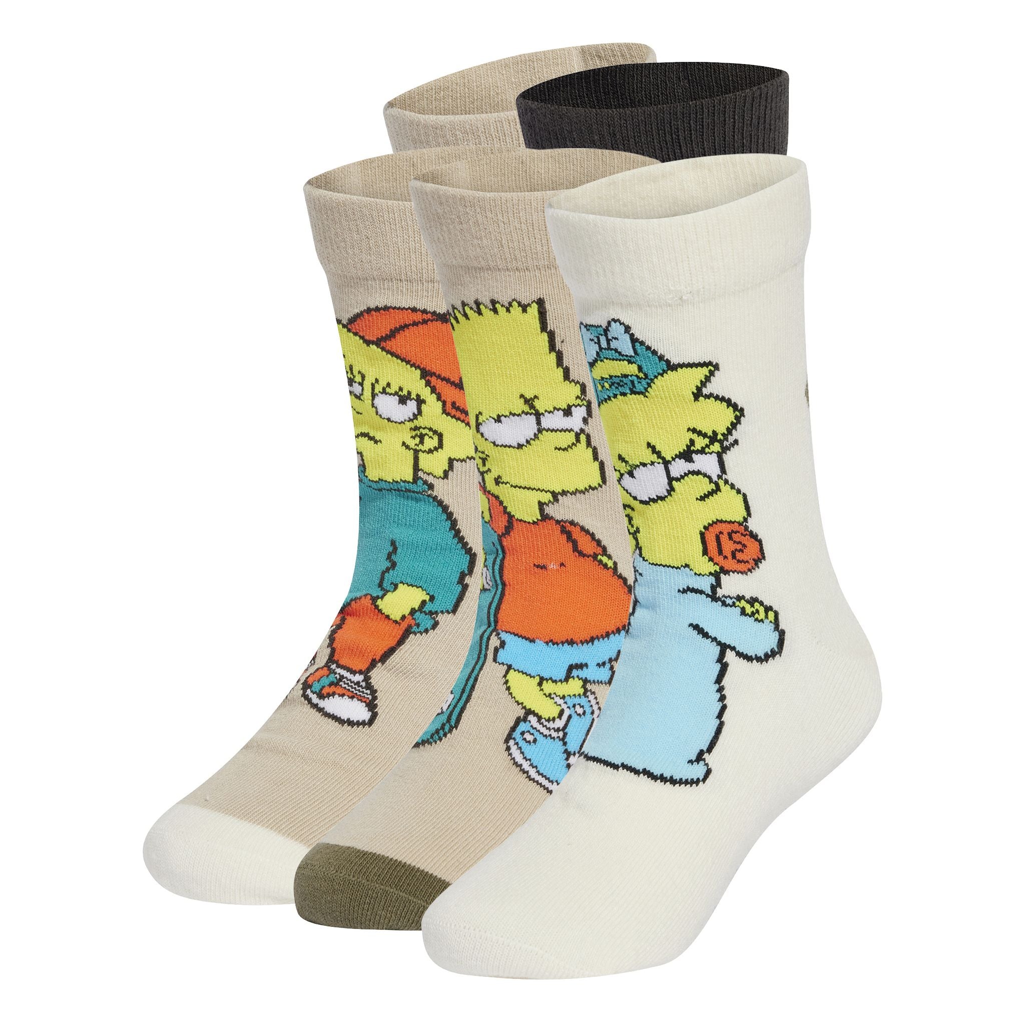 adidas The Simpsons Kids Socks 5 Pack