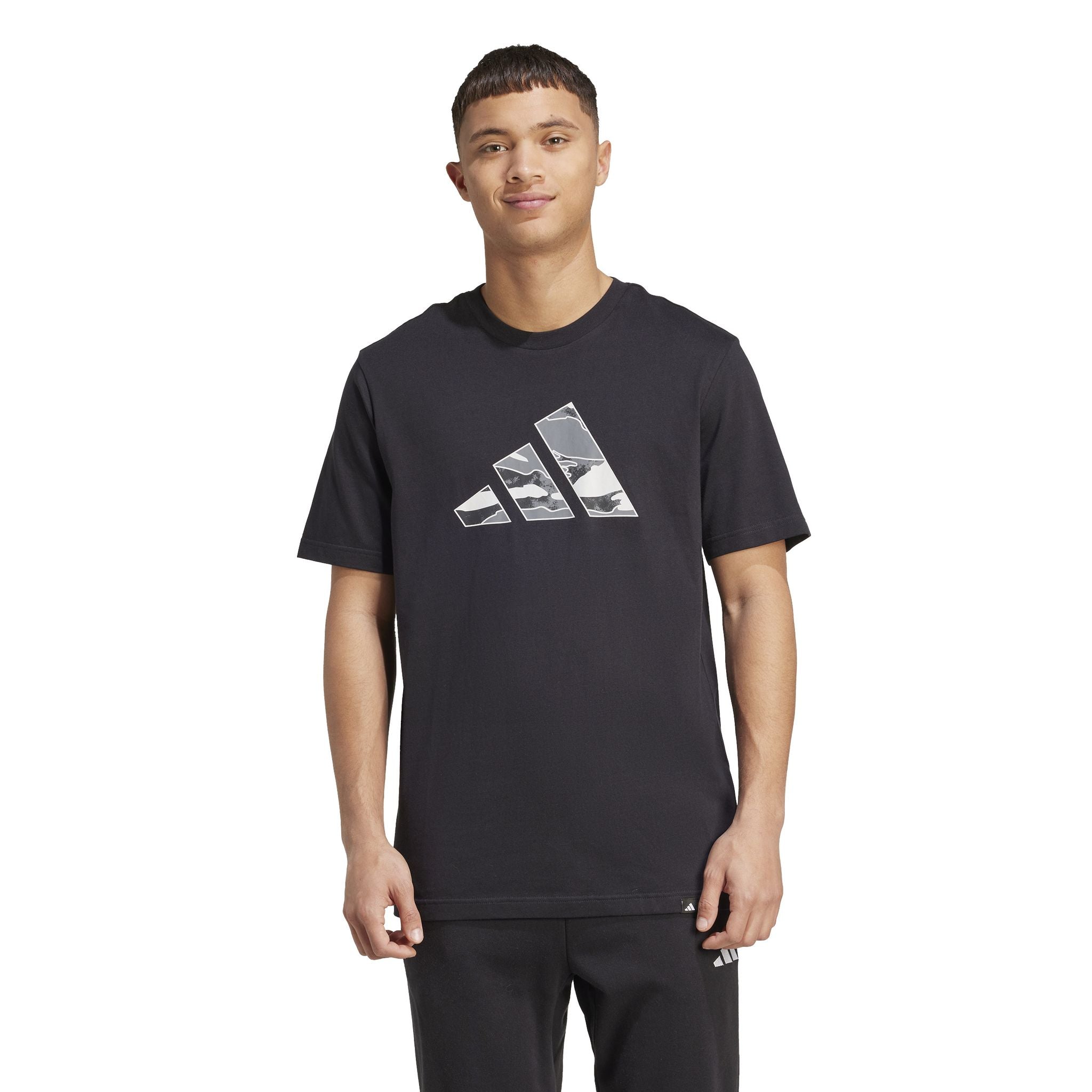 adidas Camo Logo Graphic Mens Tee