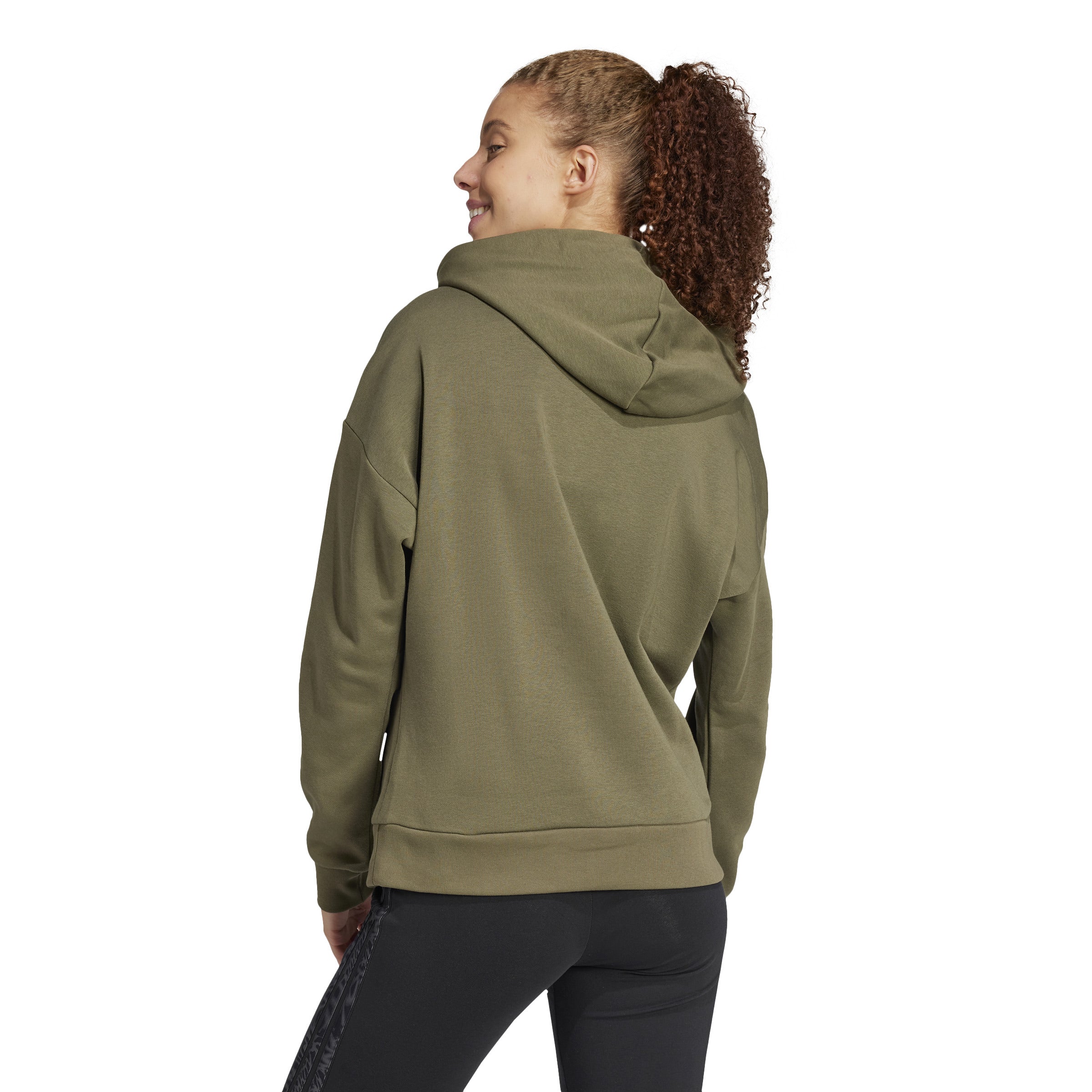 adidas Essentials Small Logo Feel Cozy Womens Hoodie