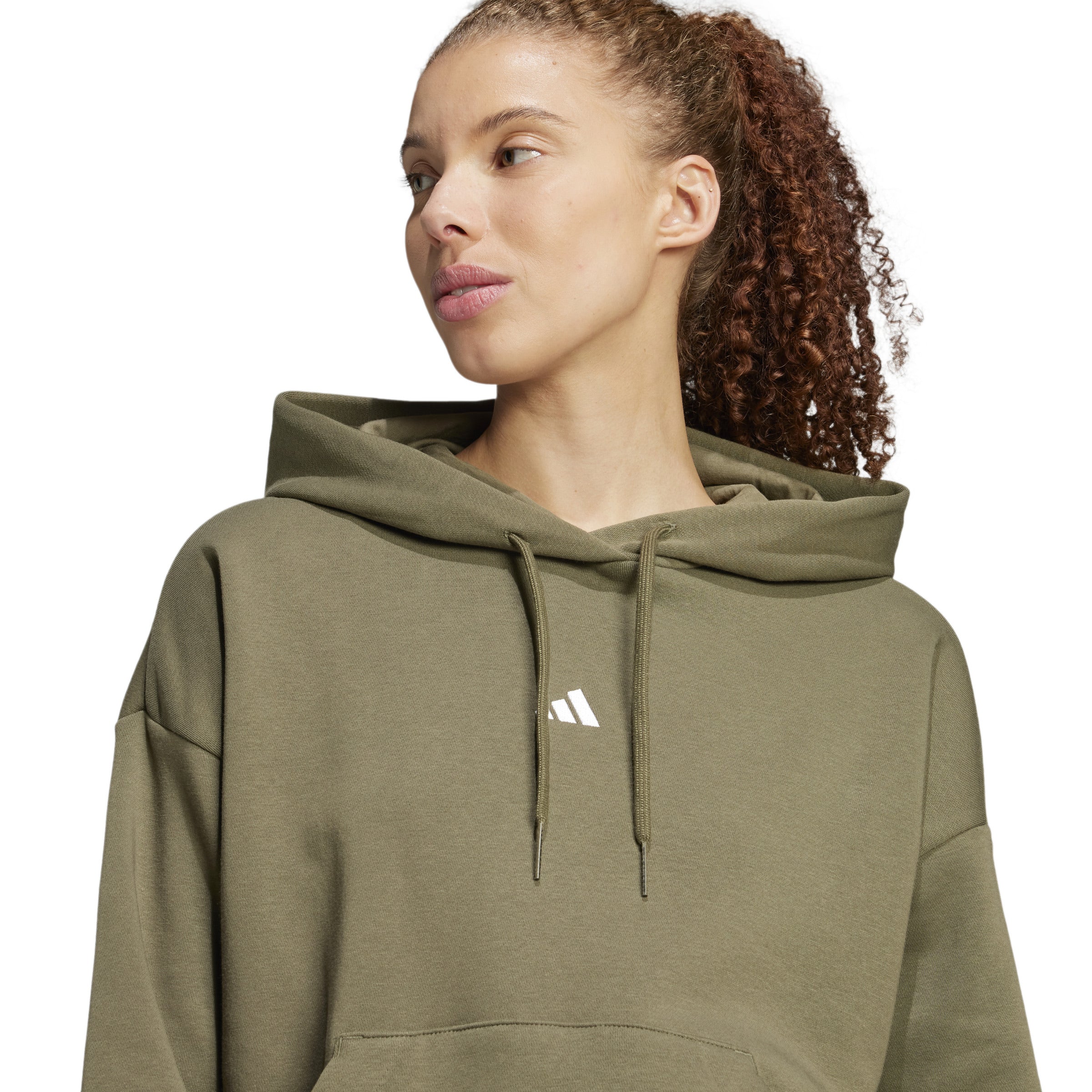 adidas Essentials Small Logo Feel Cozy Womens Hoodie