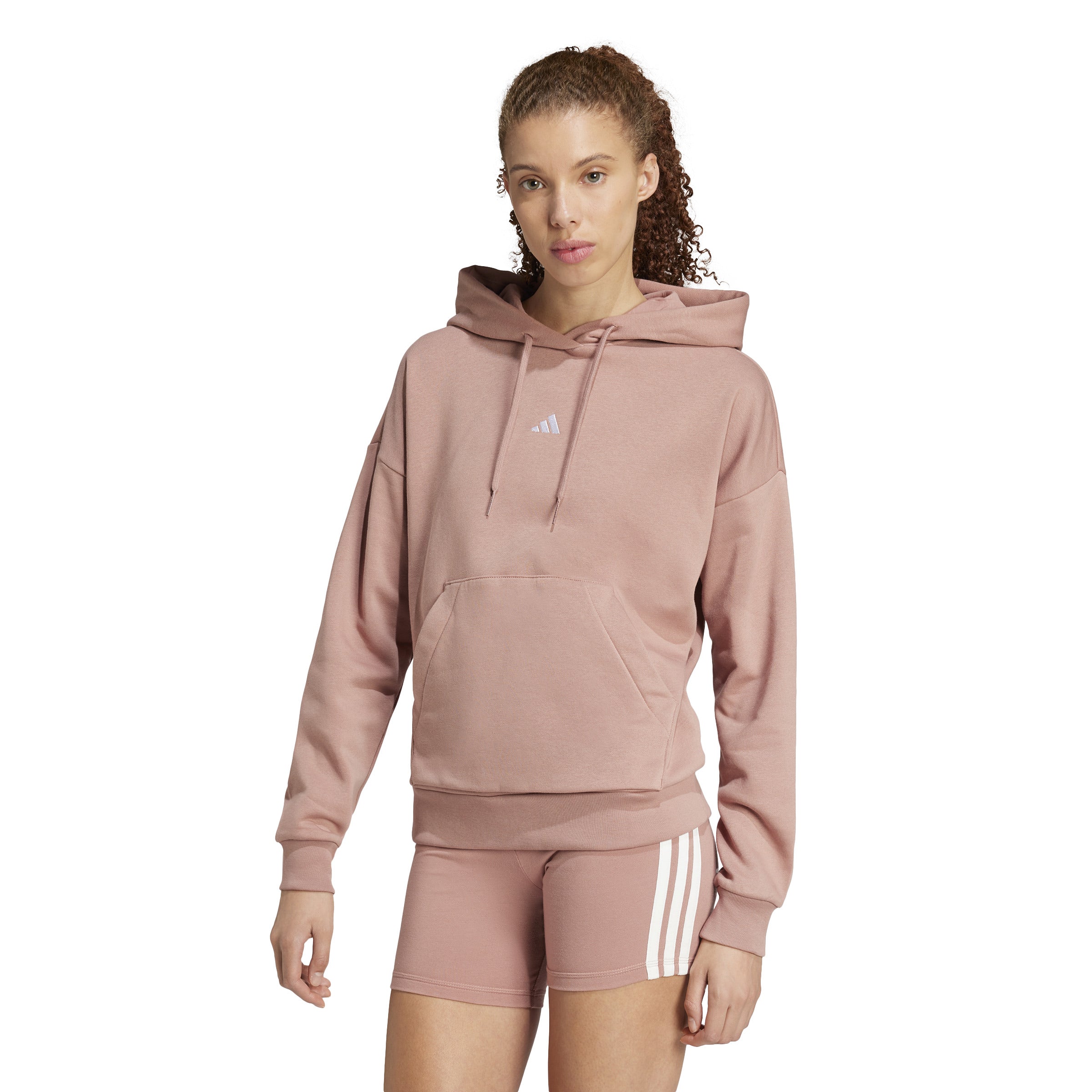 adidas Essentials Small Logo Feel Cozy Womens Hoodie