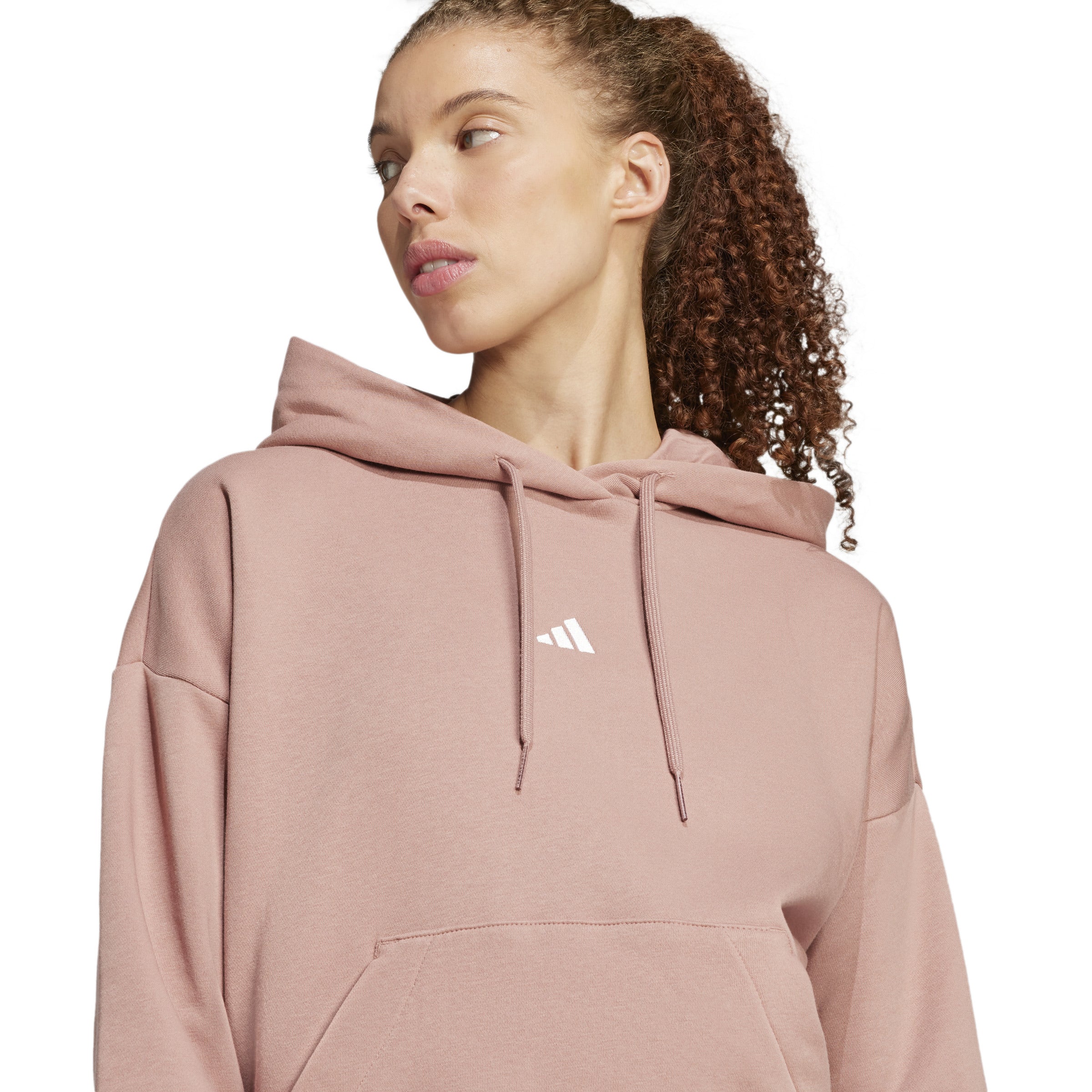 adidas Essentials Small Logo Feel Cozy Womens Hoodie