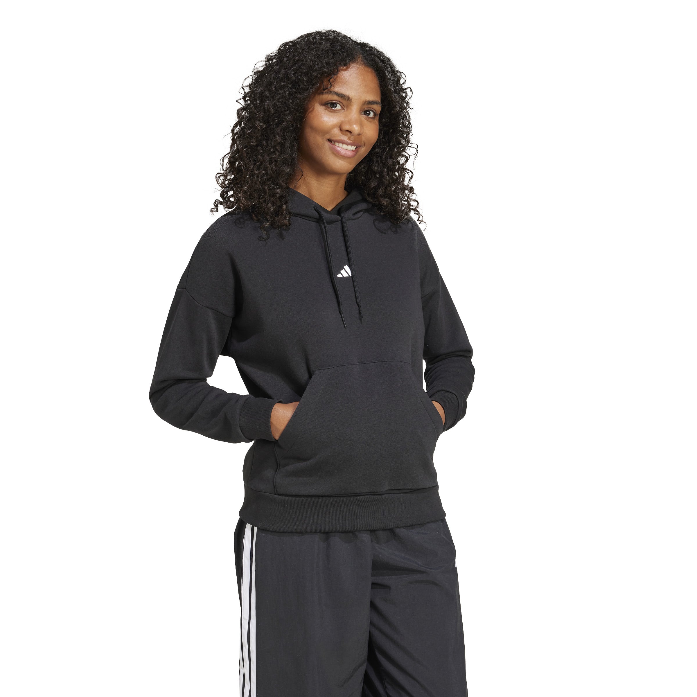 adidas Essentials Small Logo Feel Cozy Womens Hoodie
