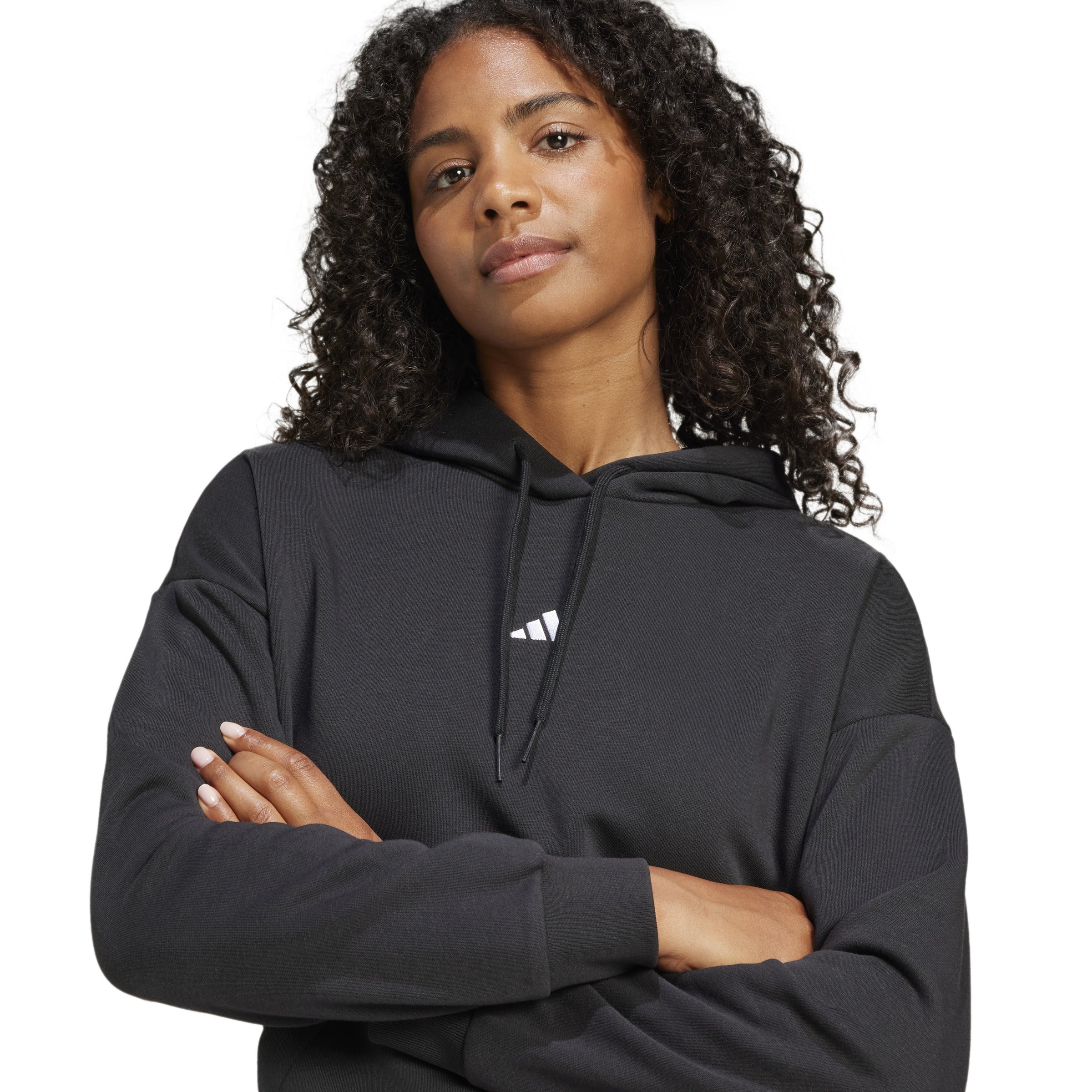 adidas Essentials Small Logo Feel Cozy Womens Hoodie