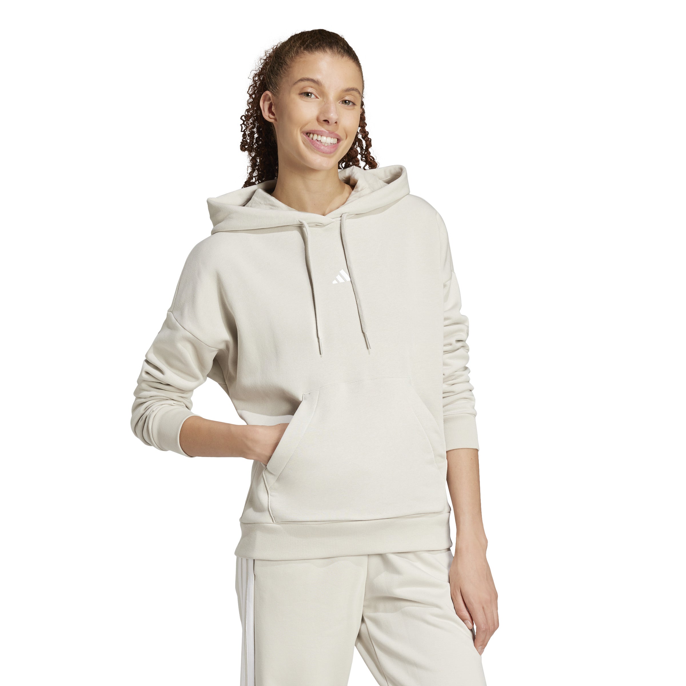adidas Essentials Small Logo Feel Cozy Womens Hoodie