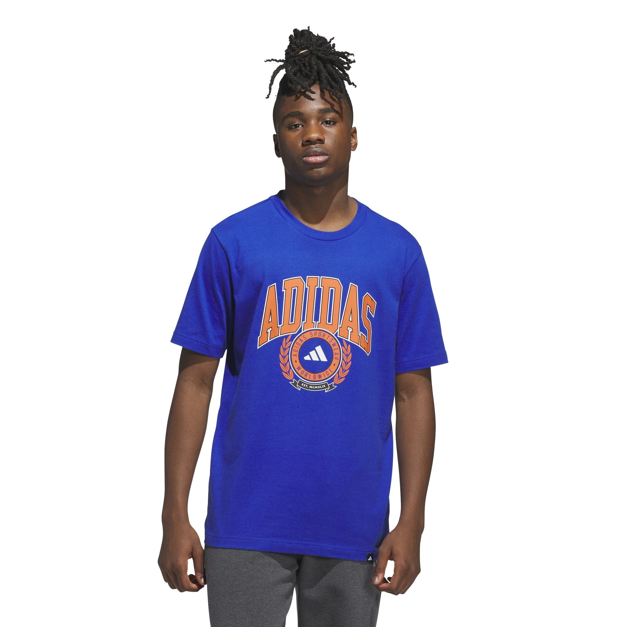 adidas Varsity Crest Mens Graphic Tee