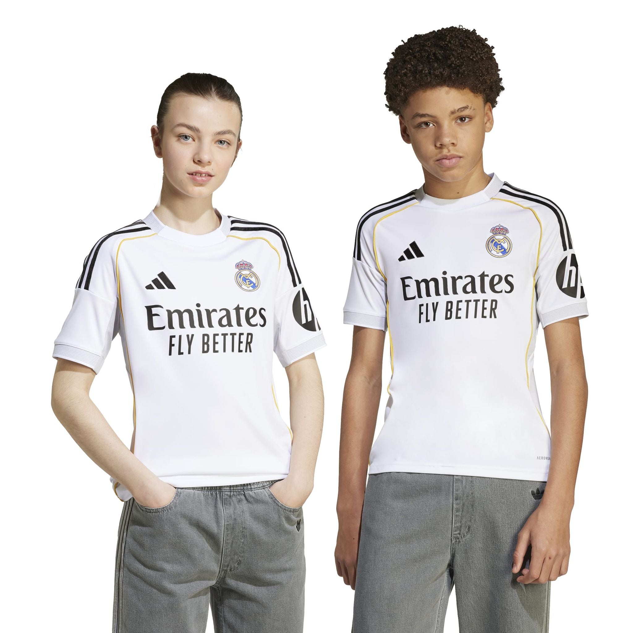 adidas Real Madrid 25/26 Kids Home Jersey