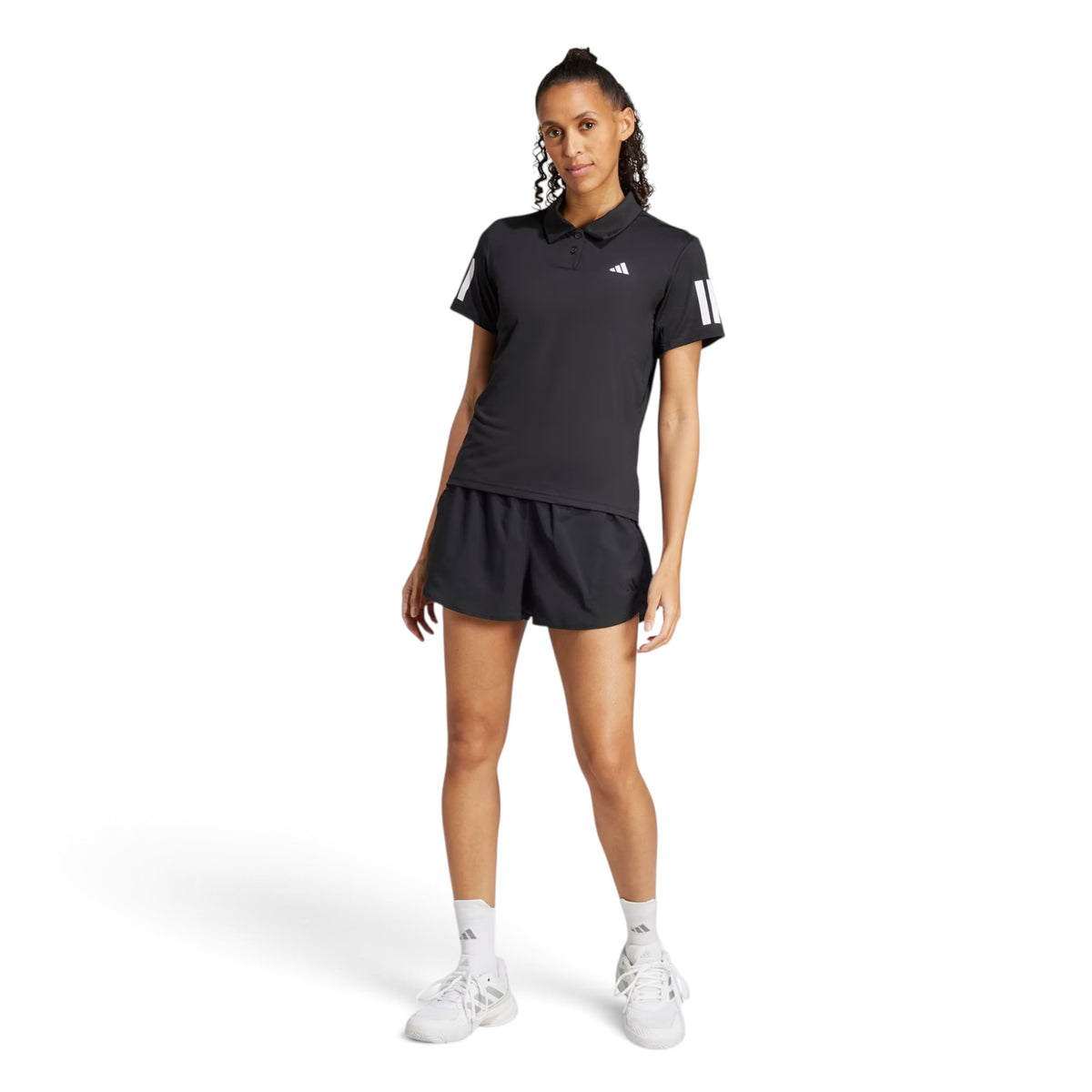 adidas Climacool 3-Stripes Tennis Womens Polo Shirt