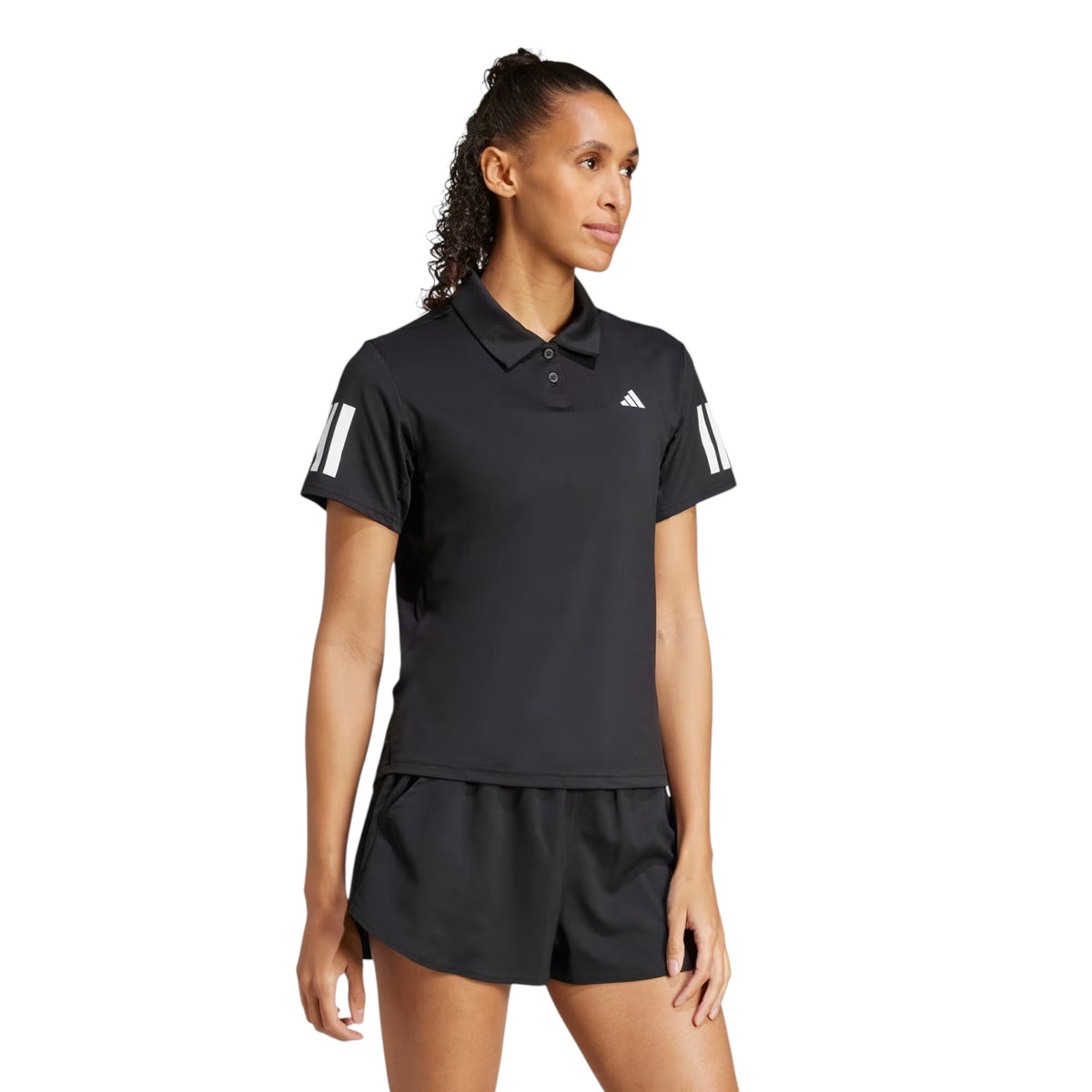 adidas Climacool 3-Stripes Tennis Womens Polo Shirt