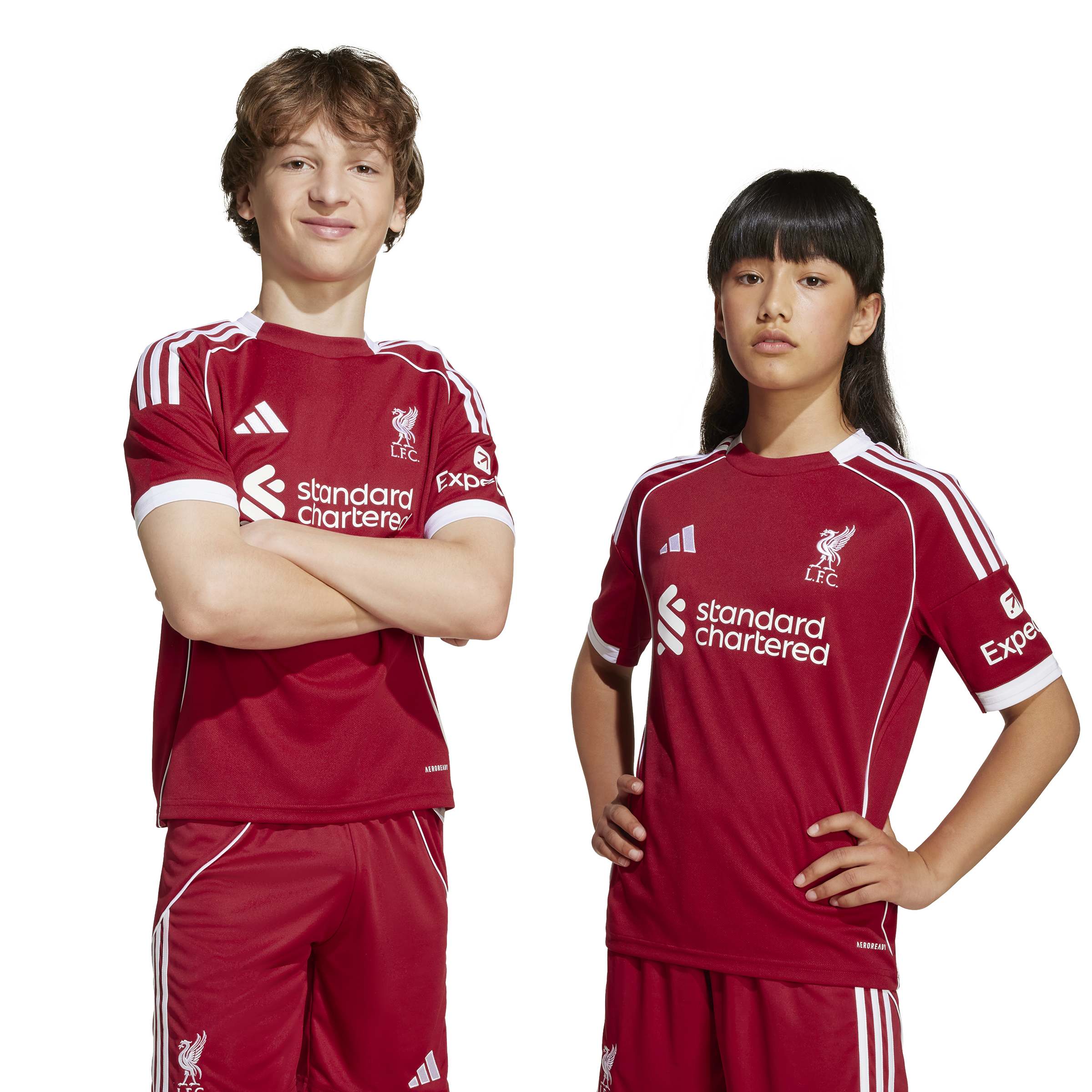 adidas Liverpool FC 25/26 Kids Home Jersey