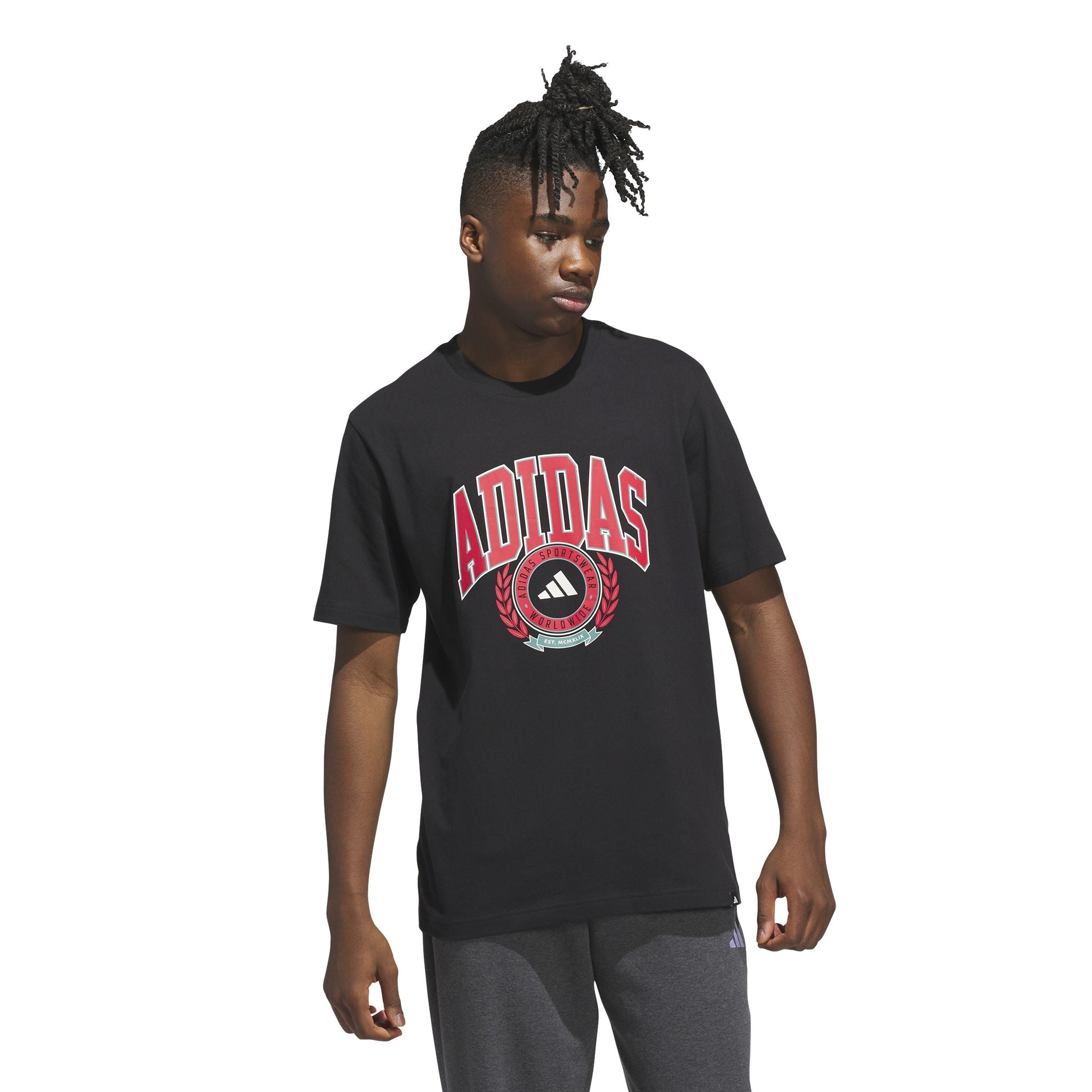 adidas Varsity Crest Graphic Mens Tee
