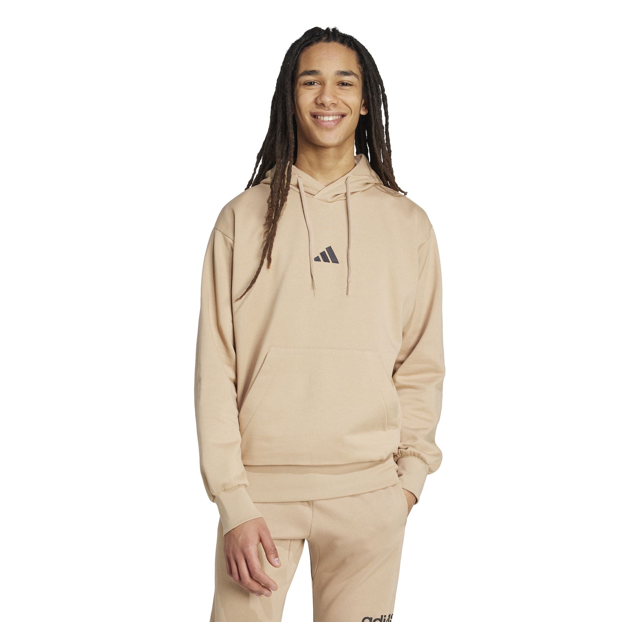 adidas Essentials Feelcozy Mens Fleece Hoodie