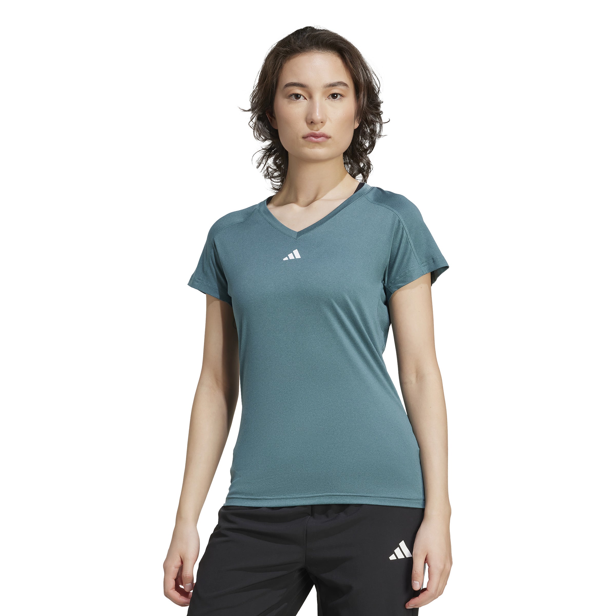 adidas AEROREADY Train Essentials Womens V-Neck Tee