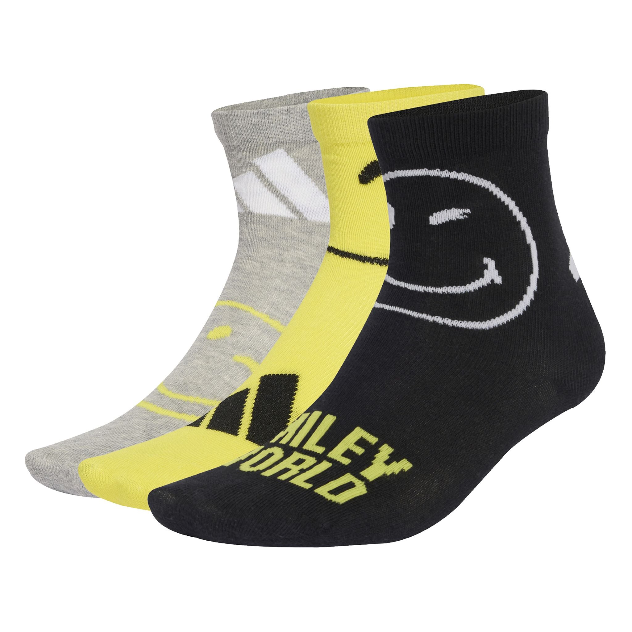 adidas Smiley Kids Socks 3 Pack