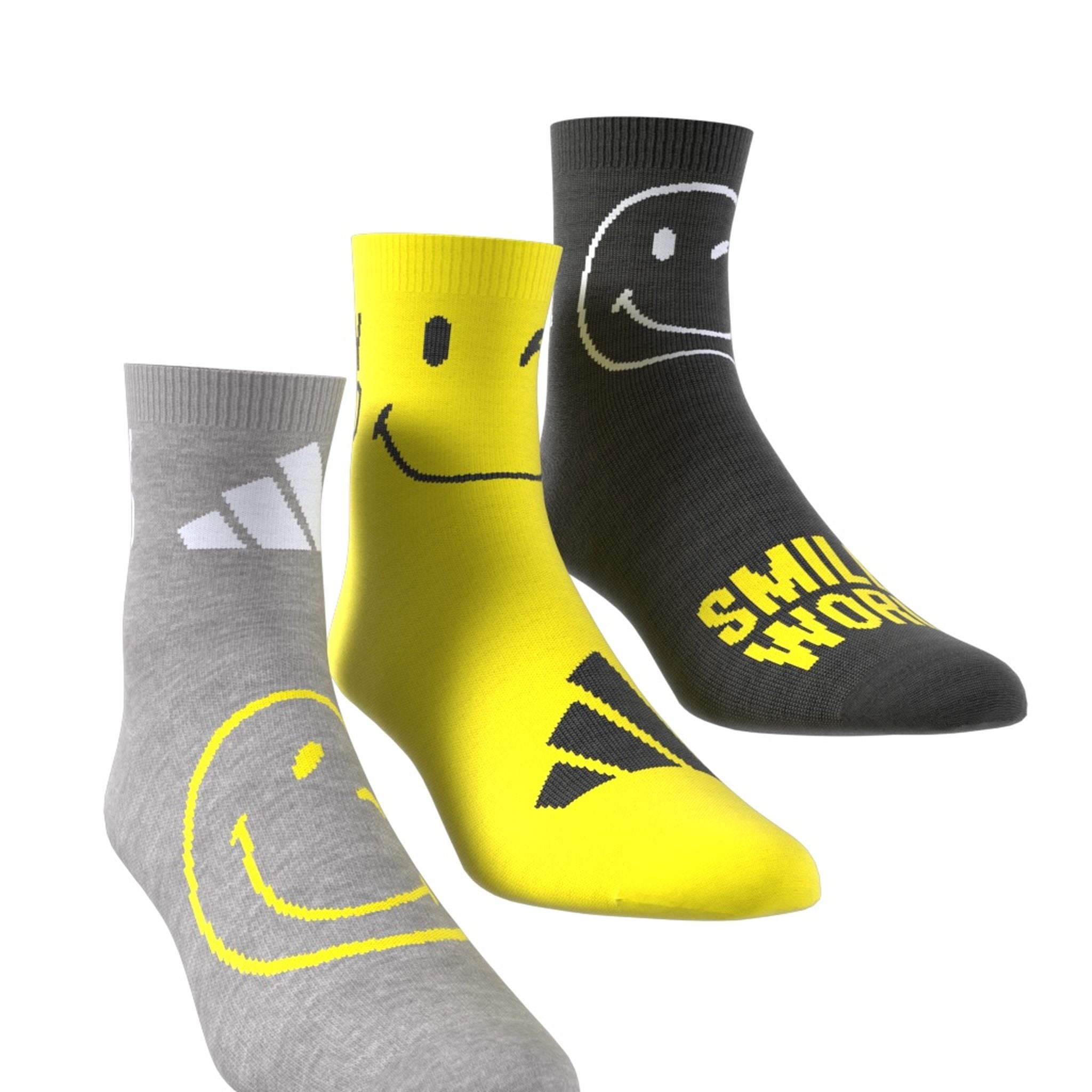 adidas Smiley Kids Socks 3 Pack