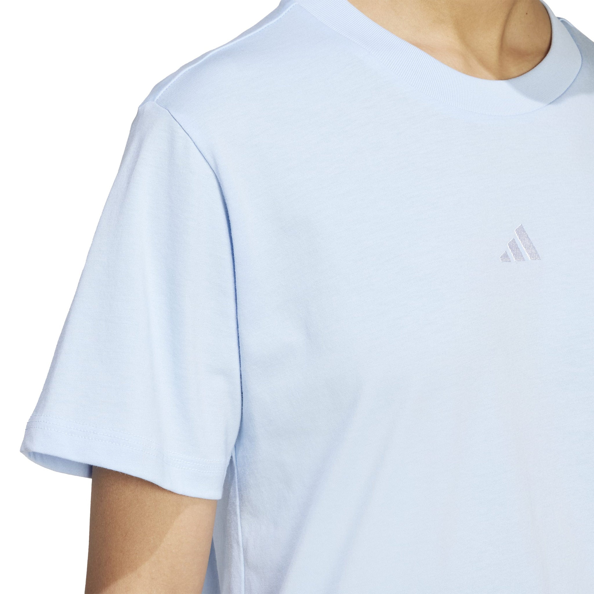 adidas Essentials Small Logo Womens Cotton Tee