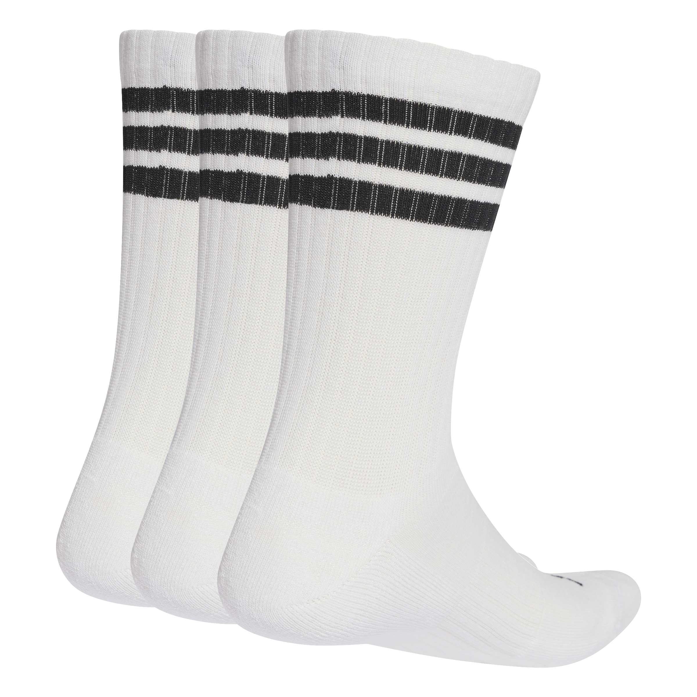 adidas 3 Stripes Cushioned Sportswear Crew Socks 3 Pack