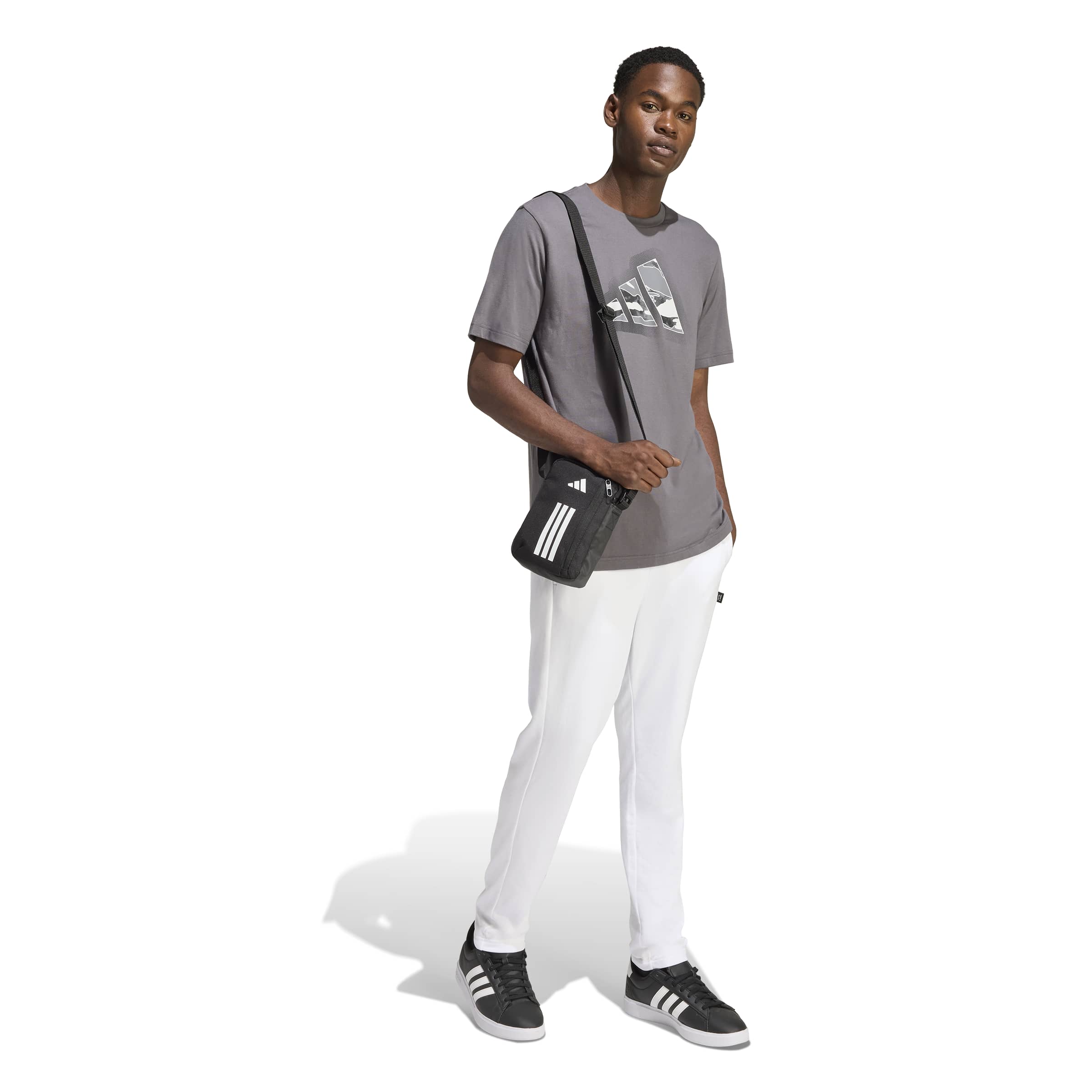 adidas Camo Modern Logo Mens Graphic Tee