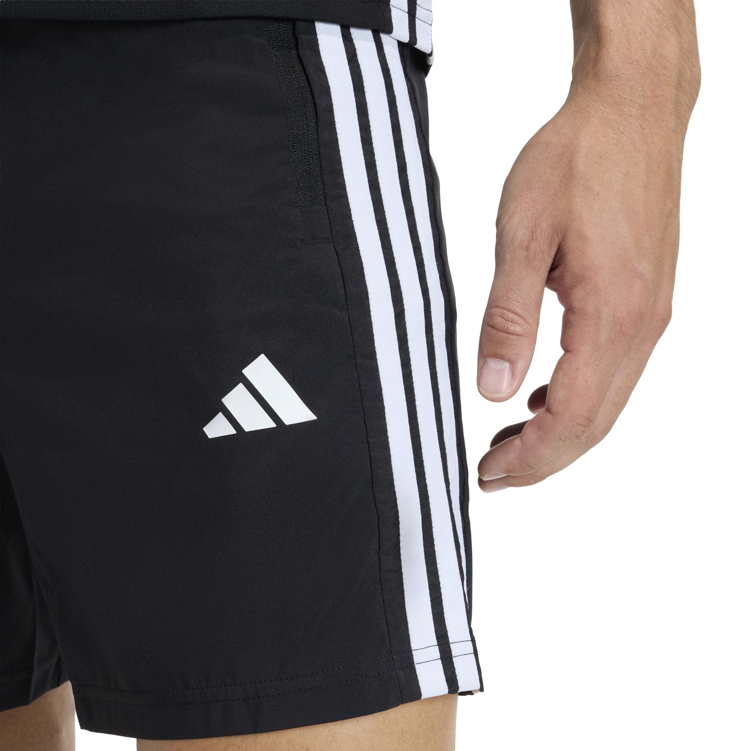 adidas Workout Essentials Base 3 Stripes 5-Inch Mens Shorts