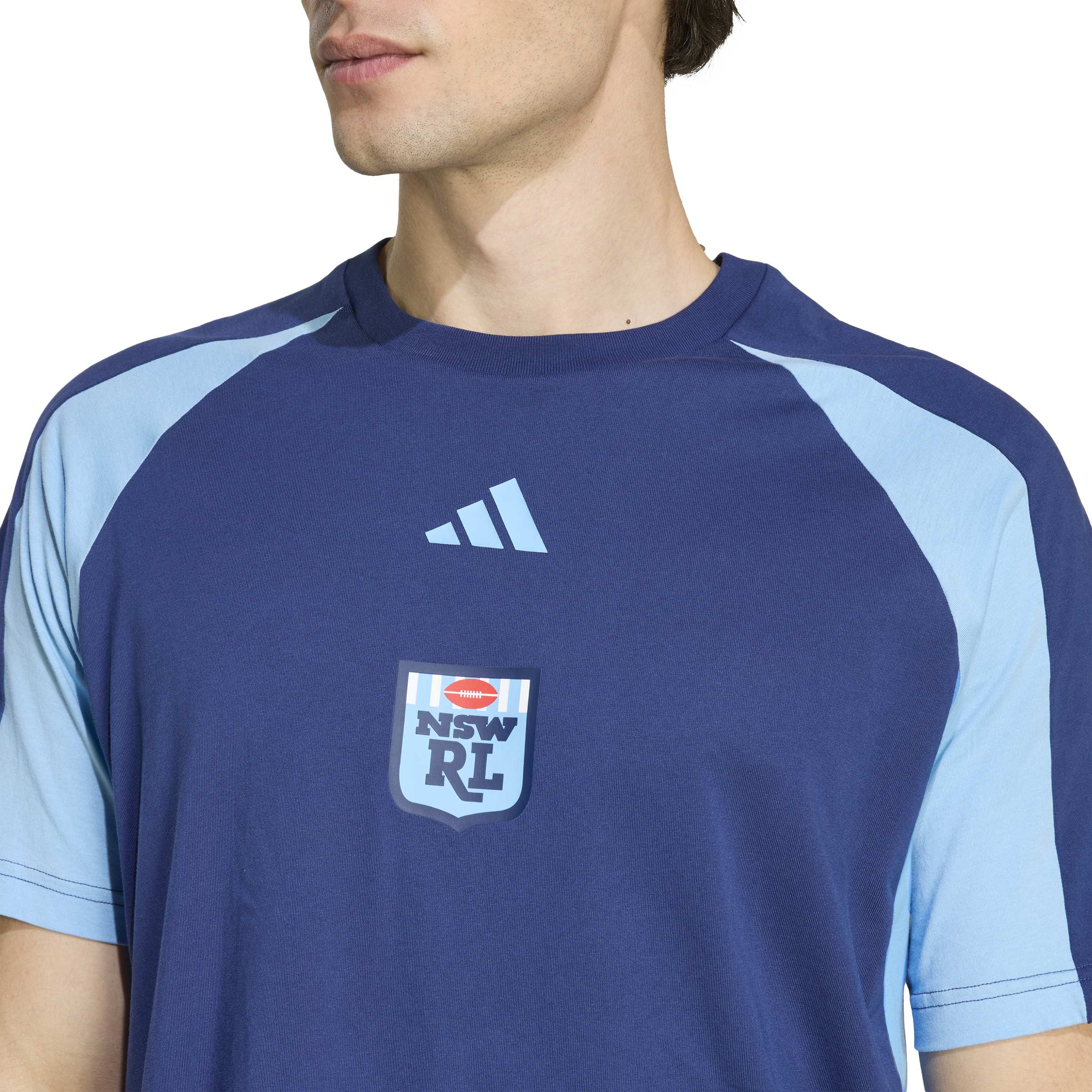 adidas NSW Blues Colorblock Mens Tee
