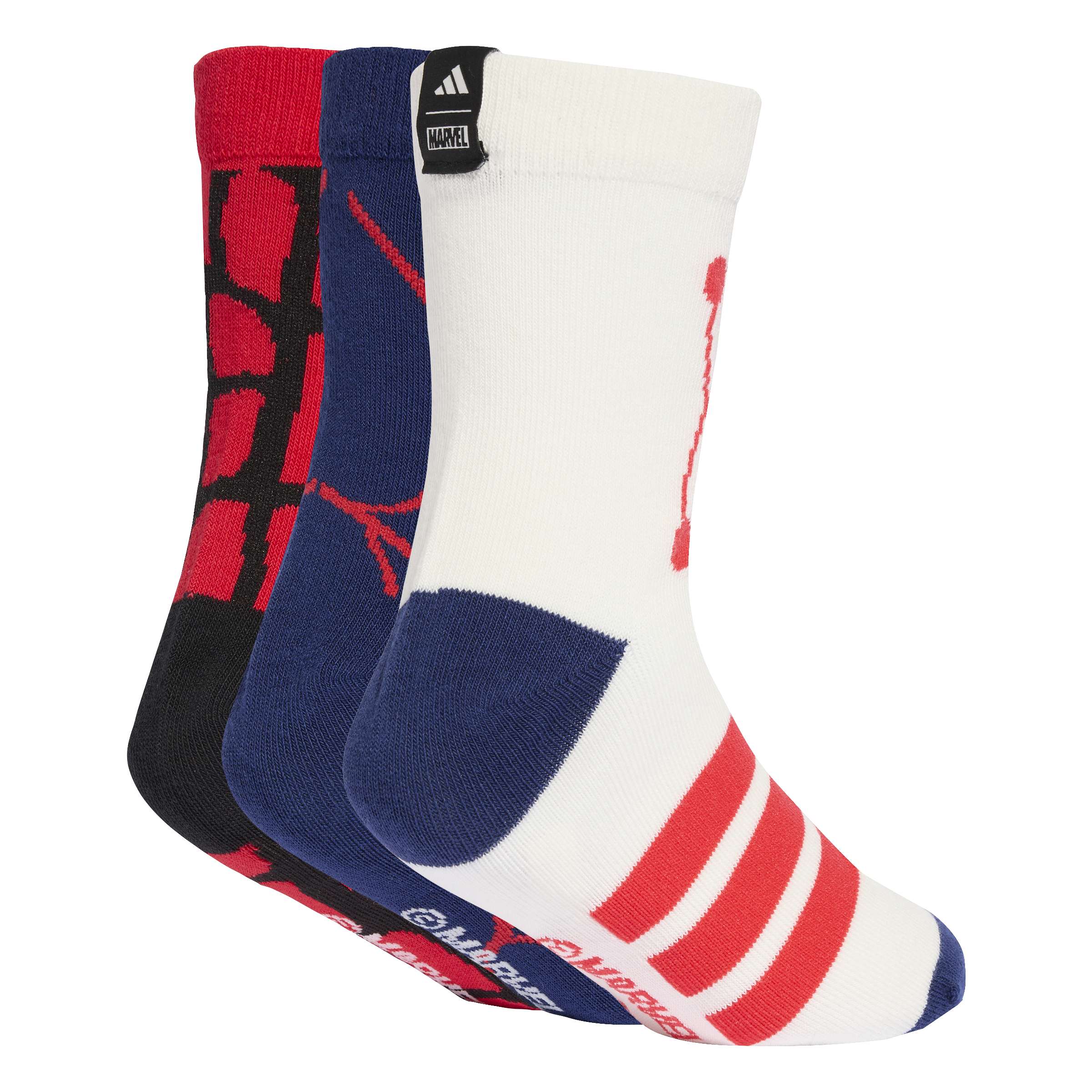 adidas Marvel Spider-Man Kids Socks 3 Pack