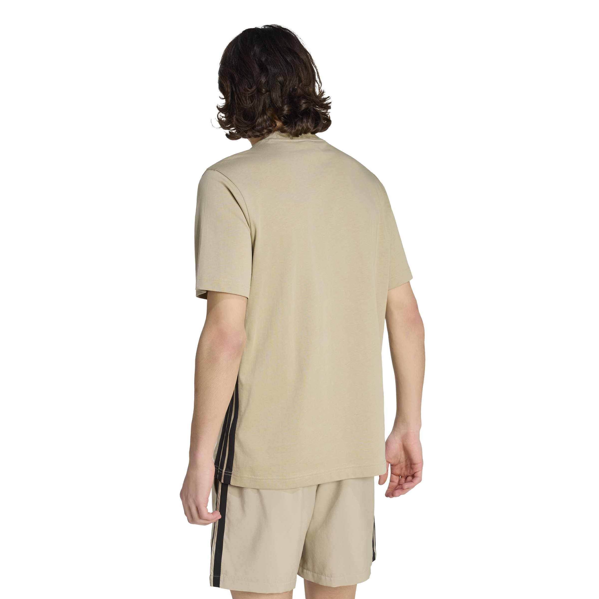 adidas Essentials 3-Stripes Single Mens Jersey Tee