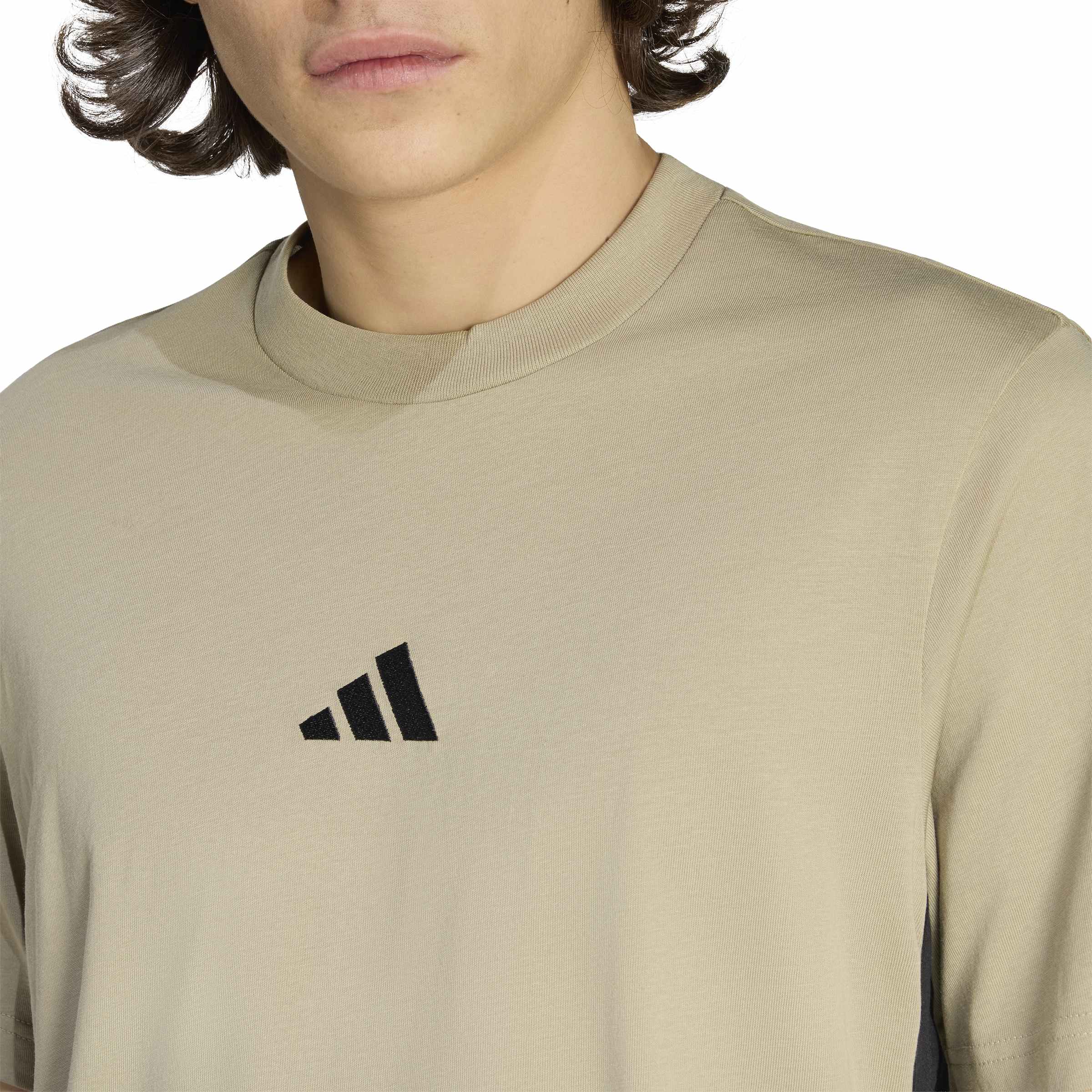 adidas Essentials 3-Stripes Single Mens Jersey Tee