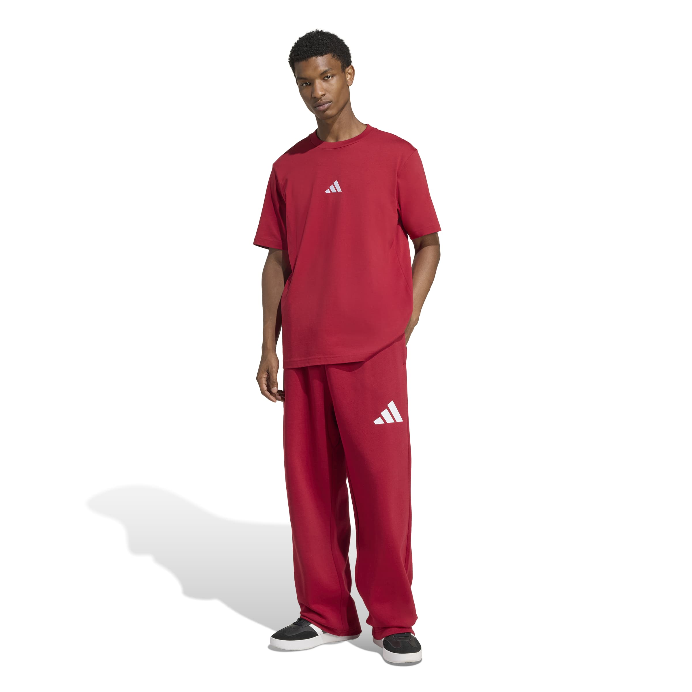 adidas Essentials Small Logo Single Jersey Mens Tee