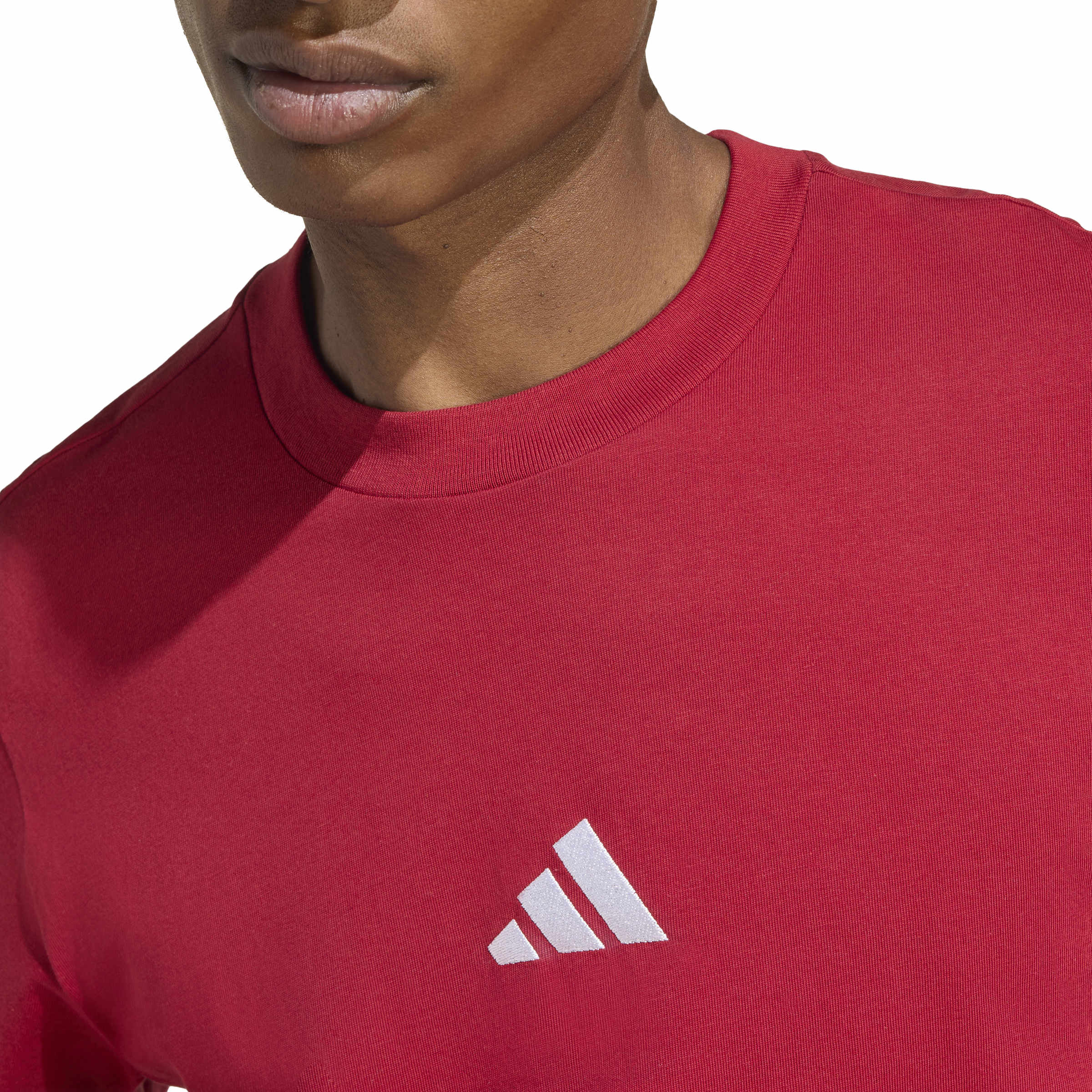 adidas Essentials Small Logo Single Jersey Mens Tee