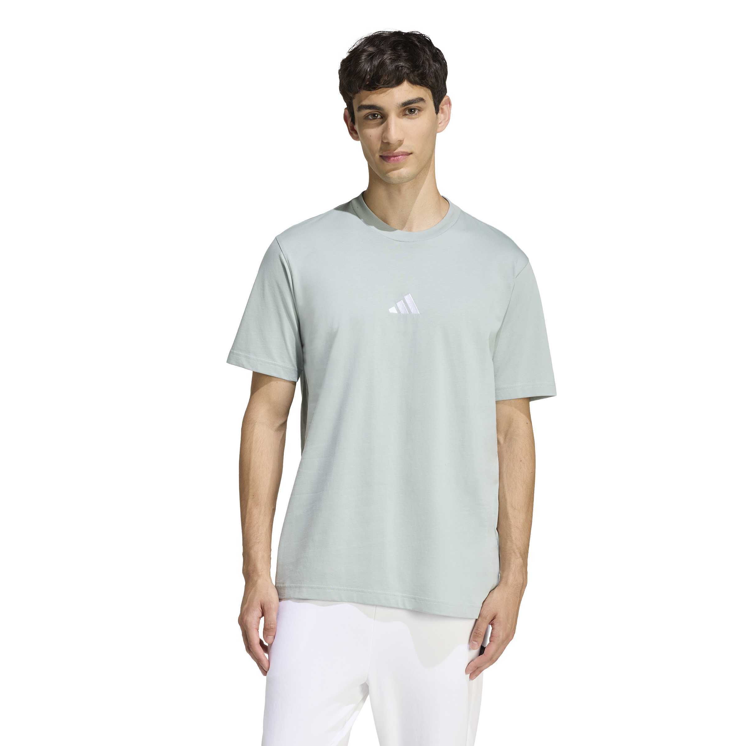 adidas Essentials Small Logo Single Jersey Mens Tee