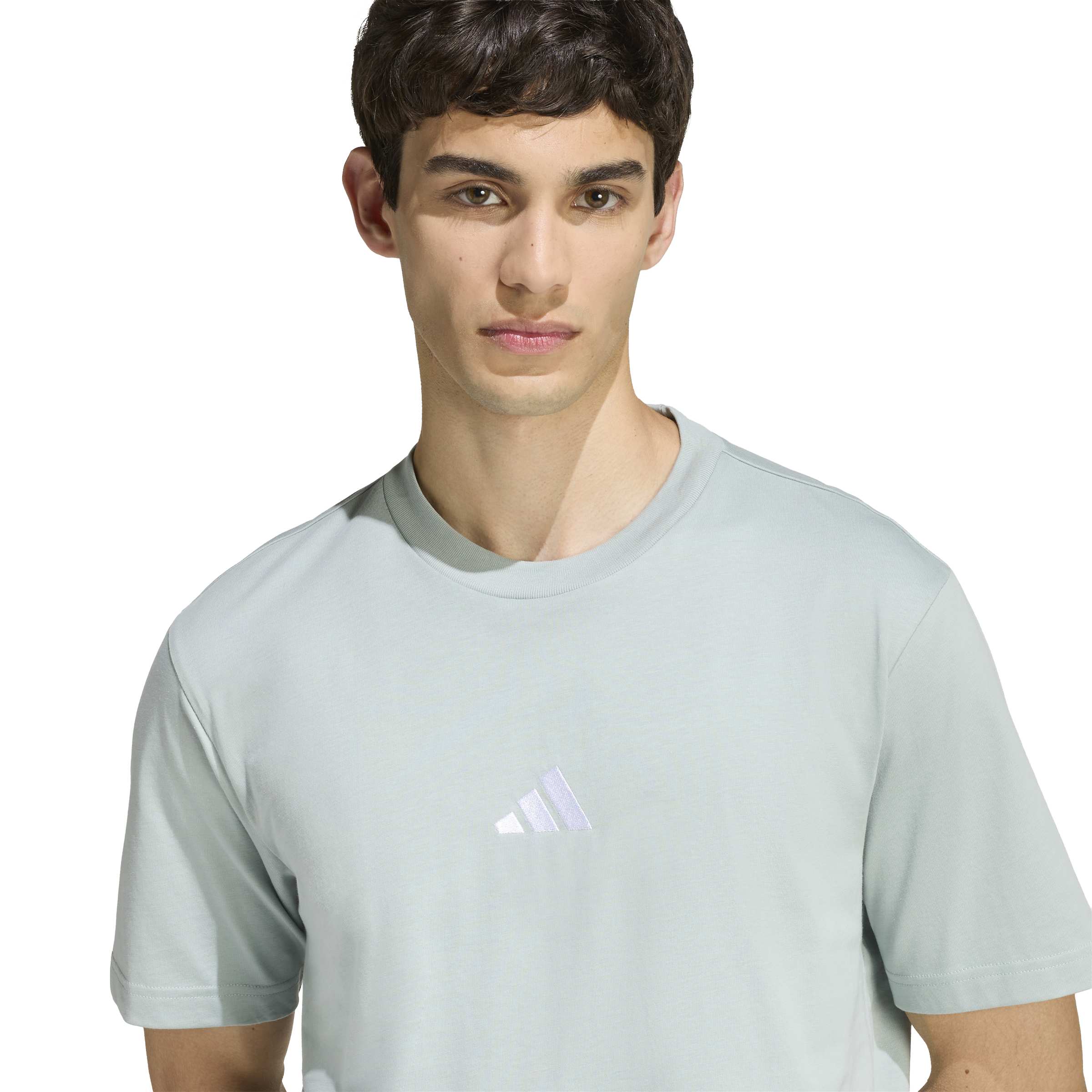 adidas Essentials Small Logo Single Jersey Mens Tee