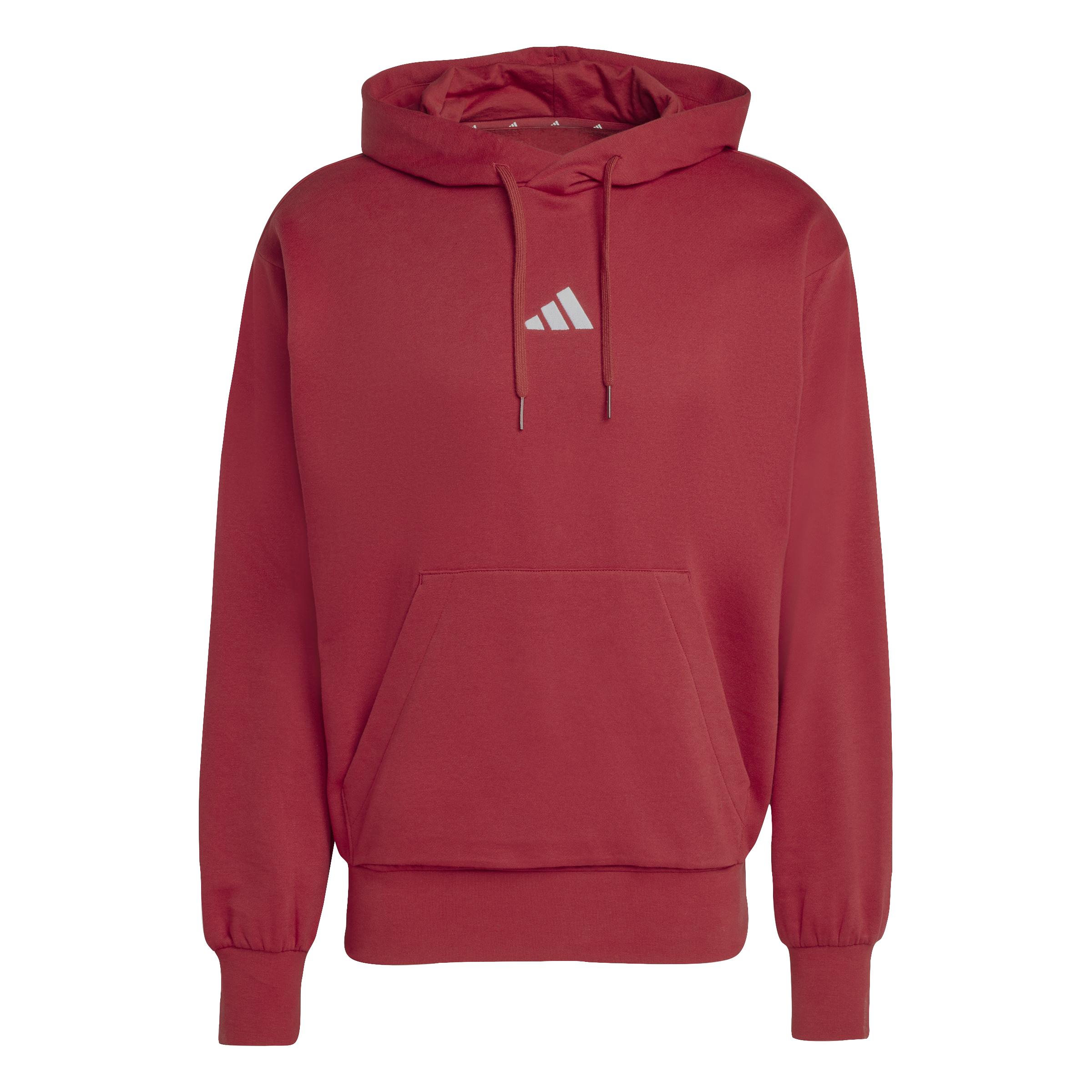 adidas Essentials Feel Cozy Mens Fleece Hoodie