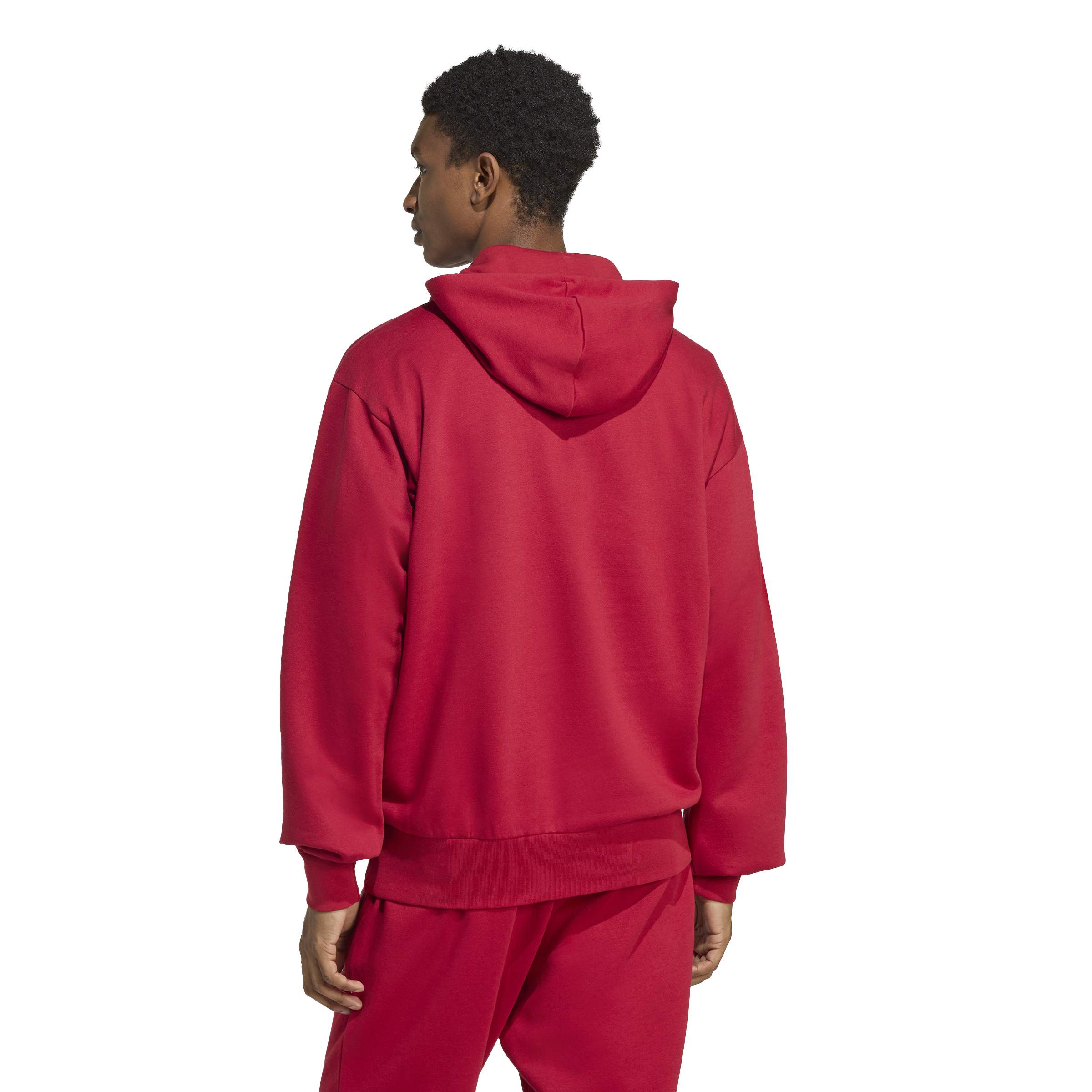 adidas Essentials Feel Cozy Mens Fleece Hoodie