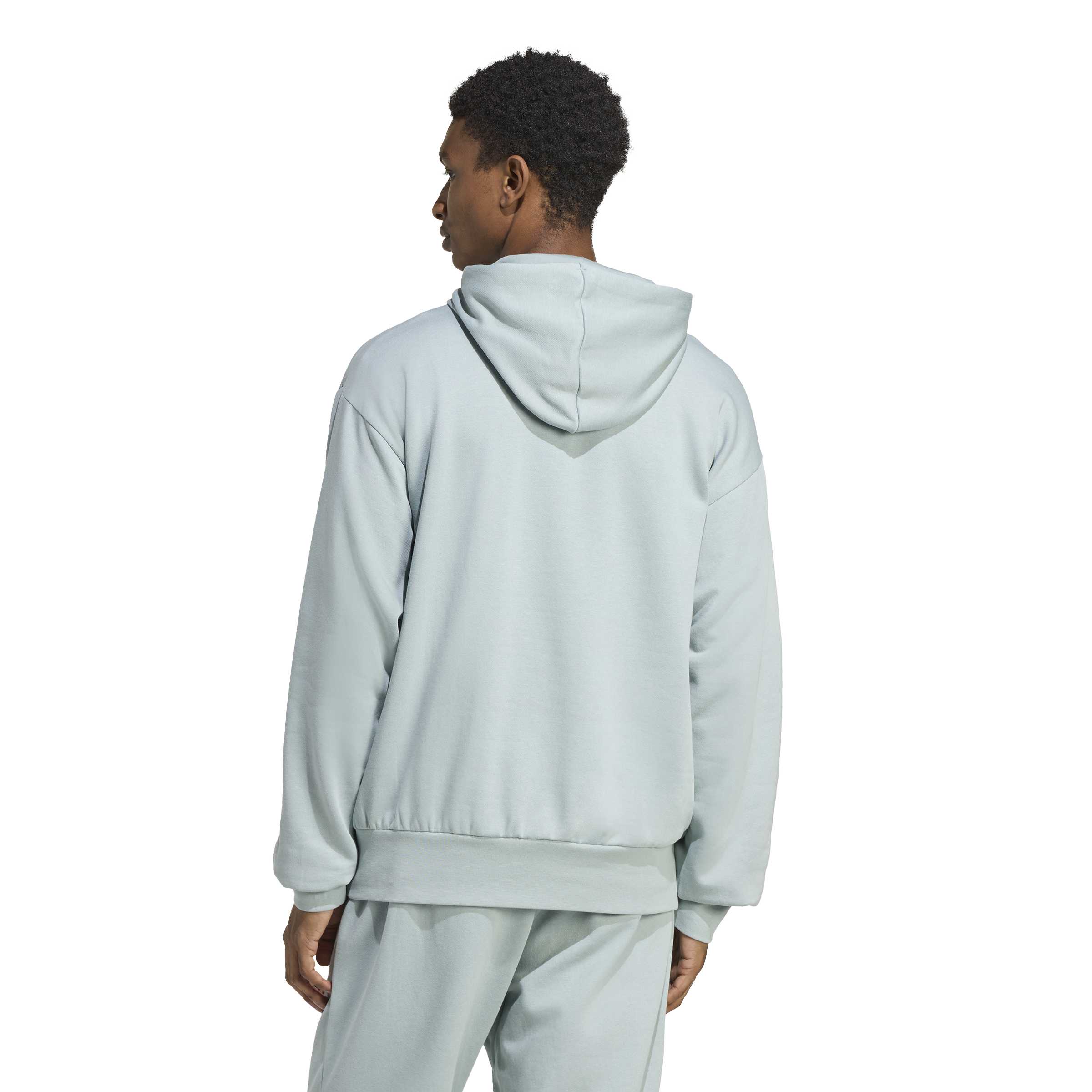adidas Essentials Feel Cozy Mens Fleece Hoodie