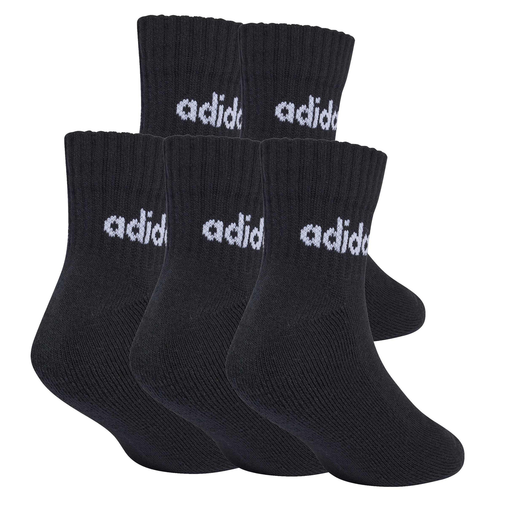 adidas Linear Kids Ankle Socks 5 Pack