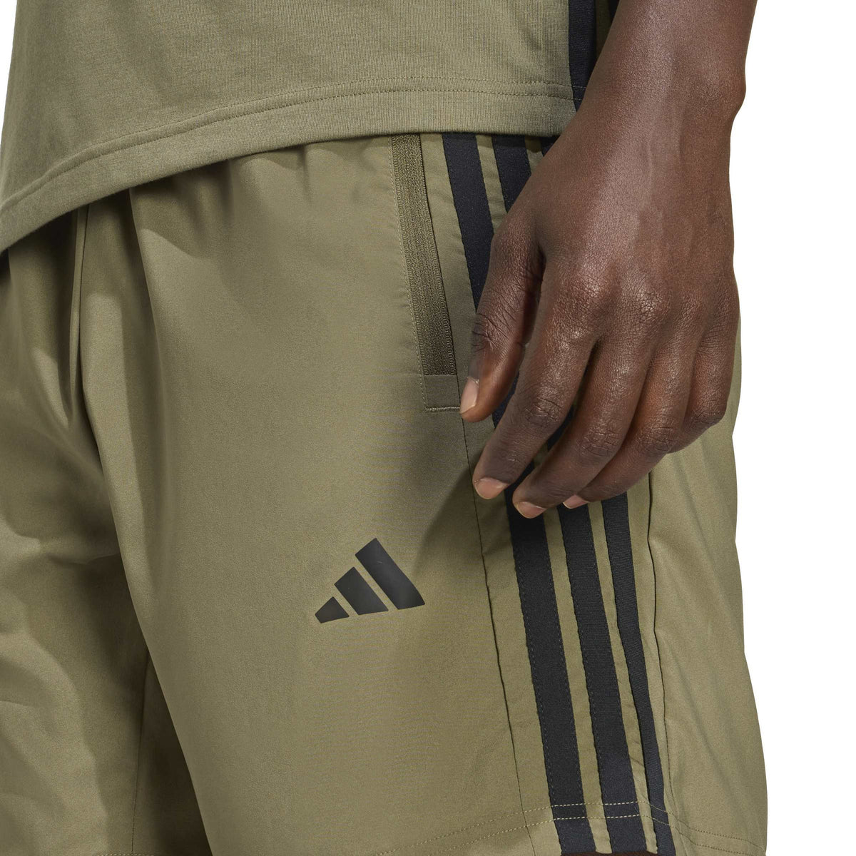 adidas Workout Essentials Base 3 Stripes Mens Woven Shorts