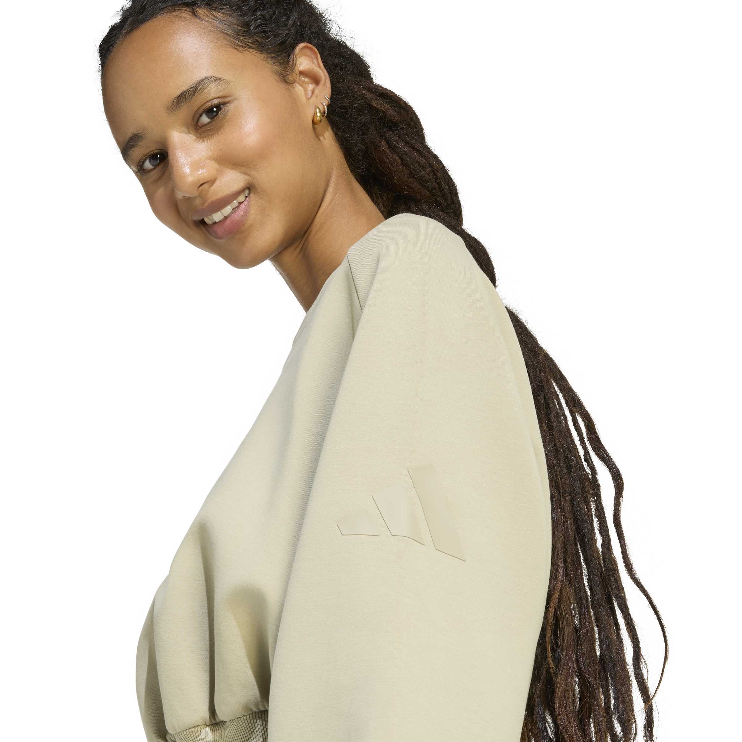 adidas Soft Lux Loose Womens Sweatshirt