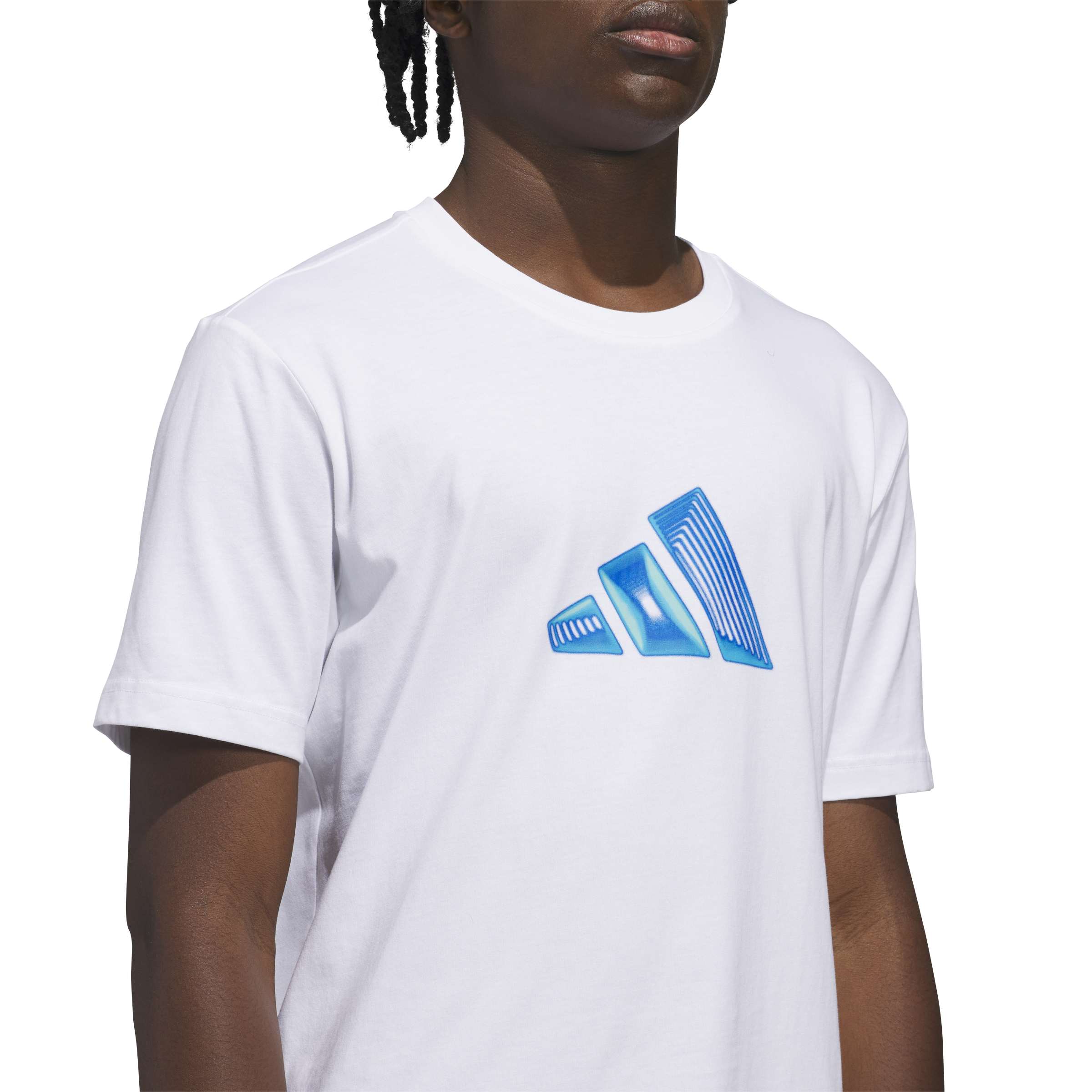 adidas 3 Bar Mens Graphic Tee