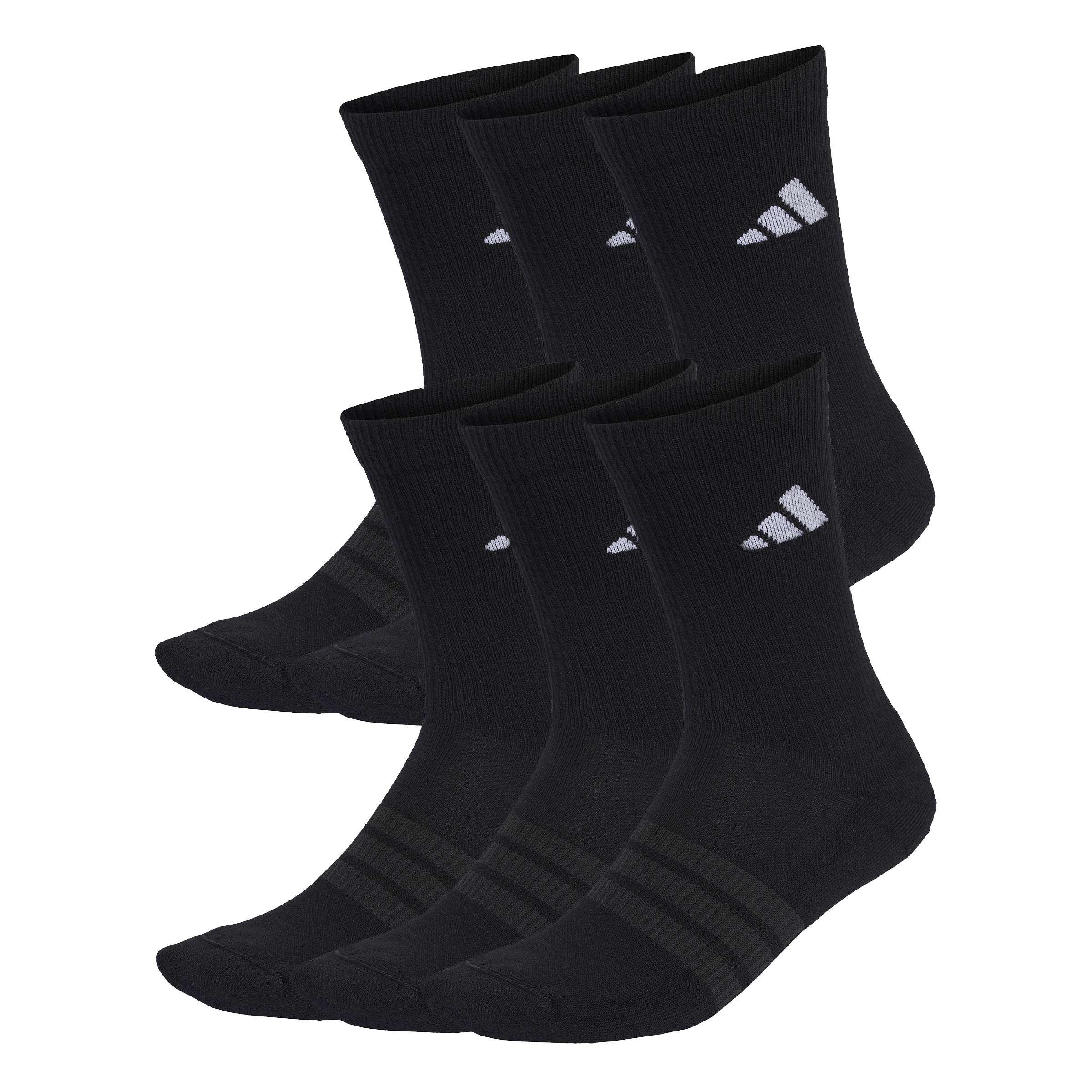 adidas Cushioned Crew Socks 6 Pack