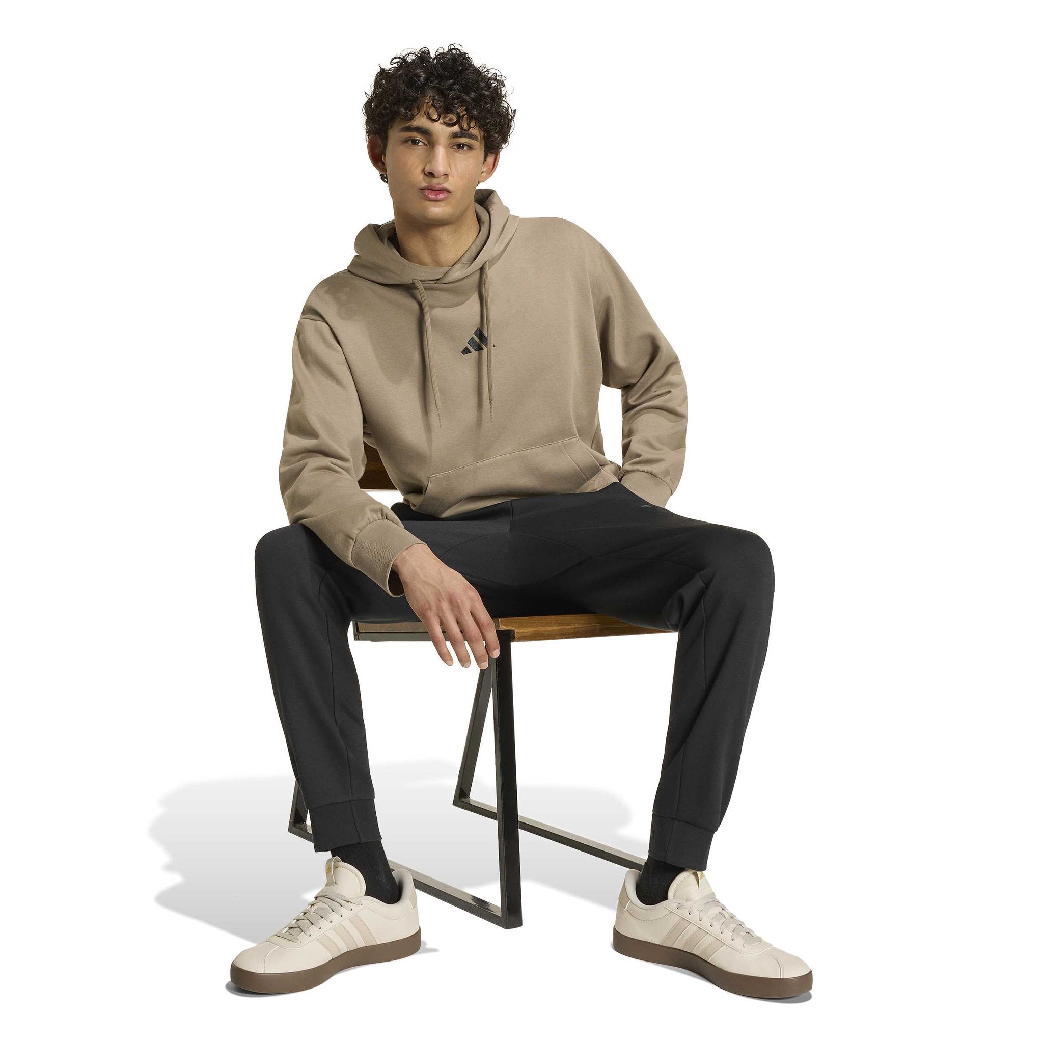 adidas Essentials Feel Cozy Fleece Mens Hoodie