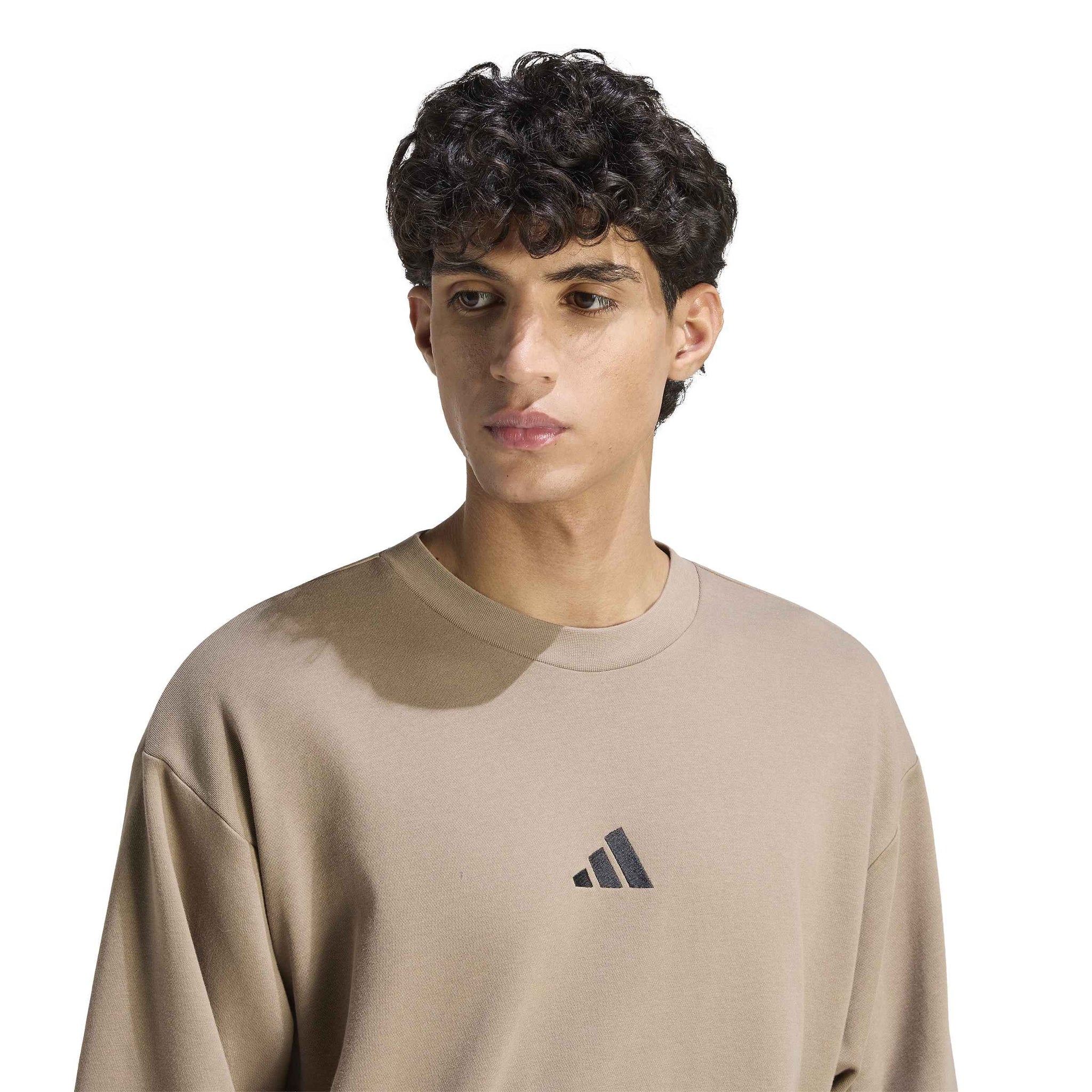 adidas Essentials Feel Cozy French Terry Mens Sweatshirt