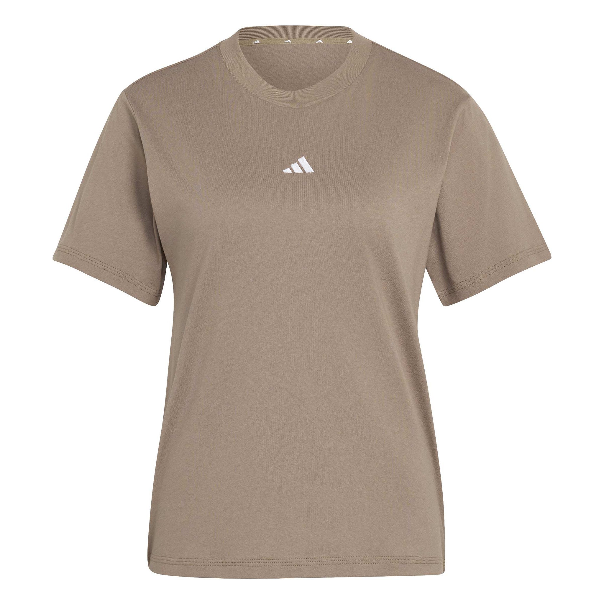 adidas Essentials Small Logo Womens Cotton Tee
