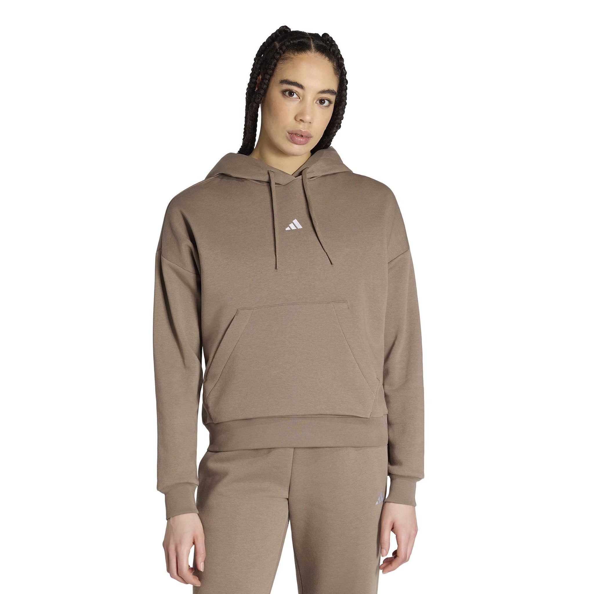 adidas Essentials Small Logo Feel Cozy Womens Hoodie