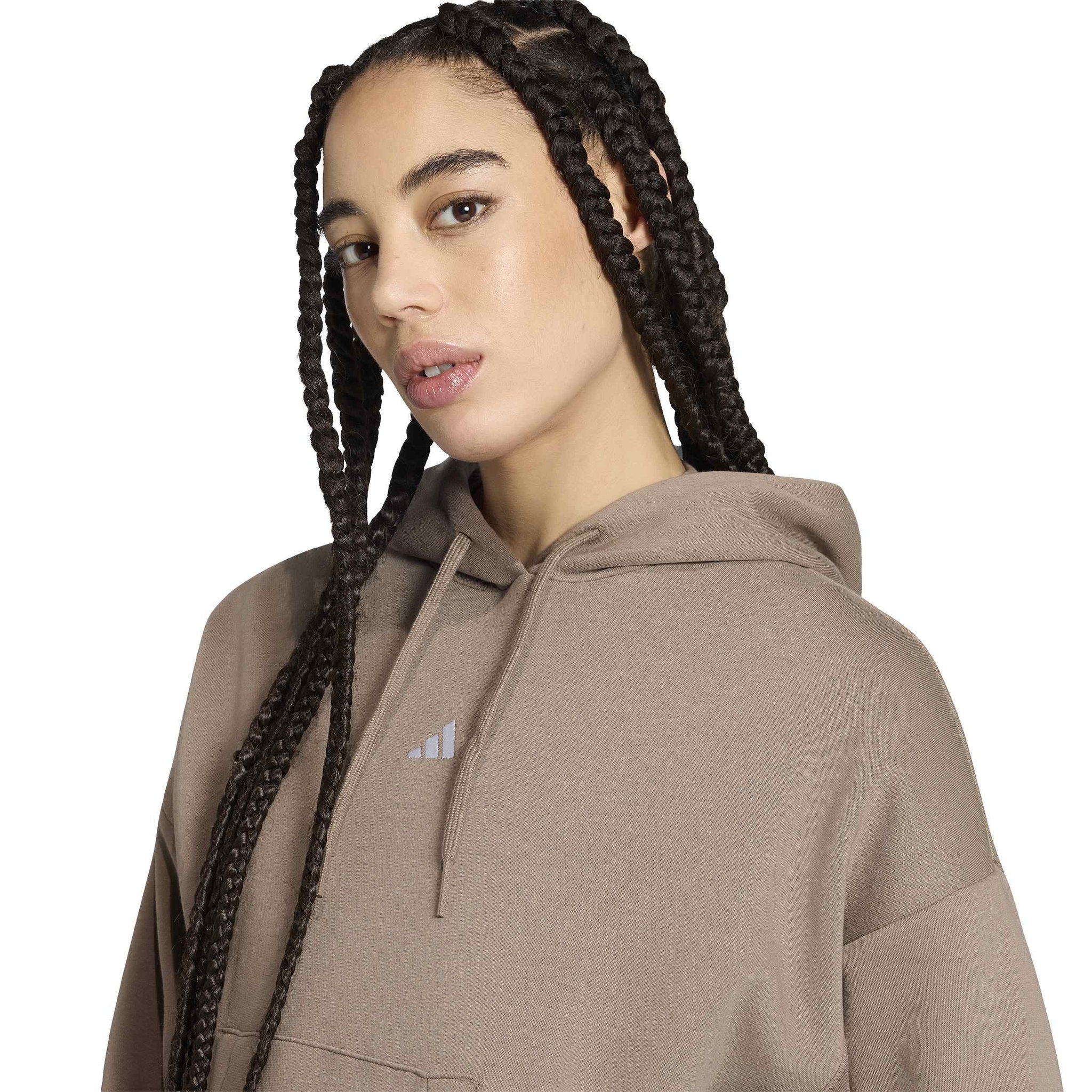 adidas Essentials Small Logo Feel Cozy Womens Hoodie