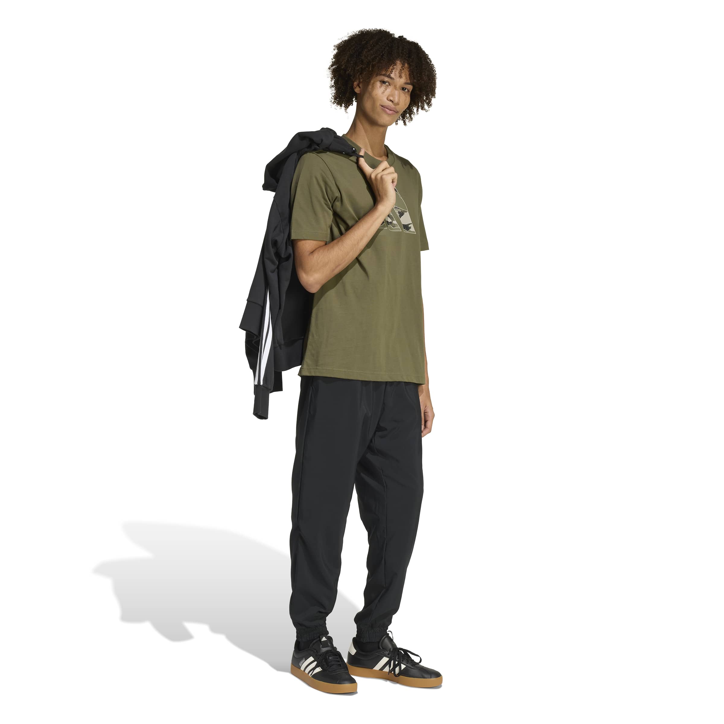adidas Camo Modern Logo Mens Graphic Tee