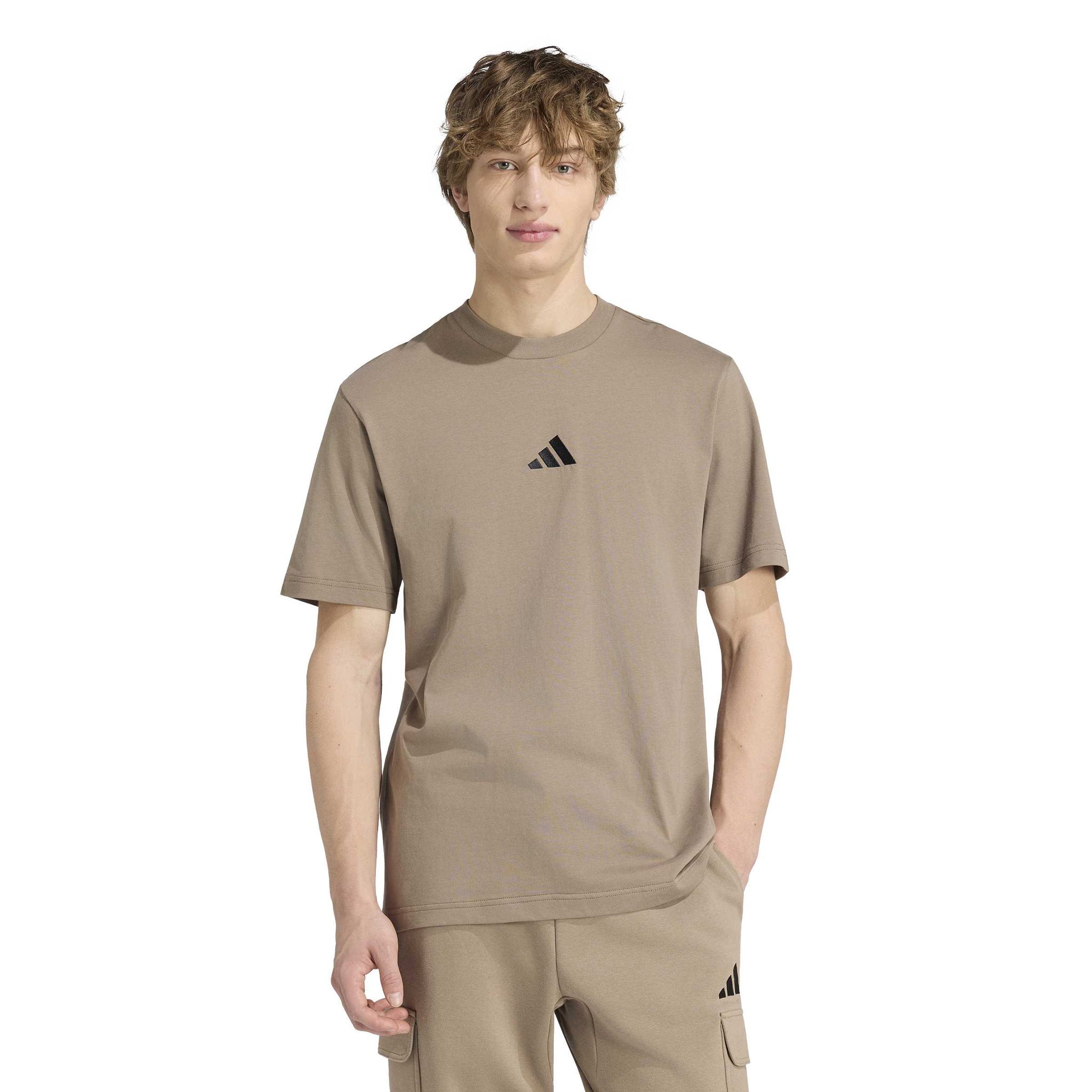 adidas Essentials Small Logo Single Jersey Mens Tee